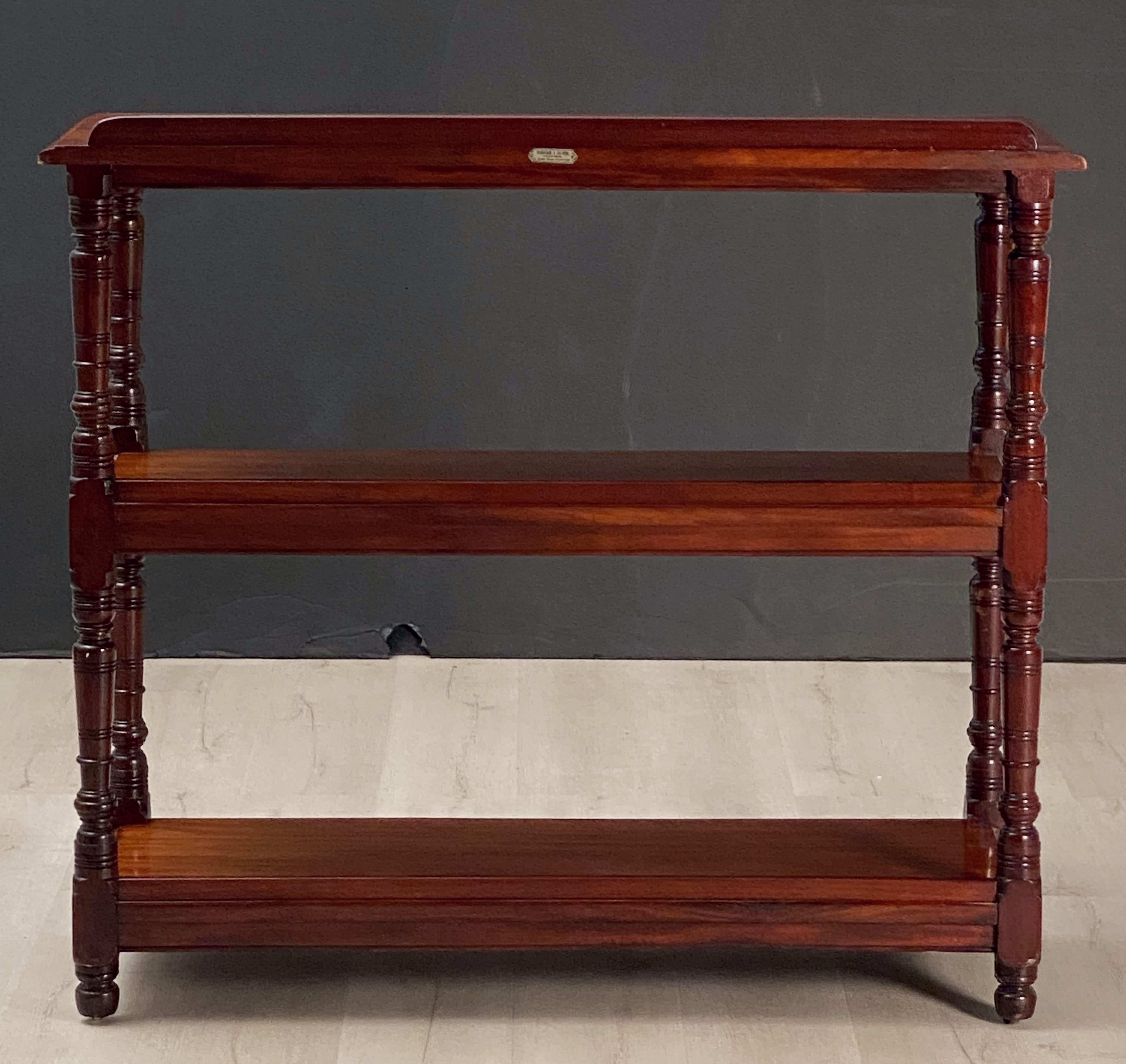 English Trolley or Console Server of Mahogany 14