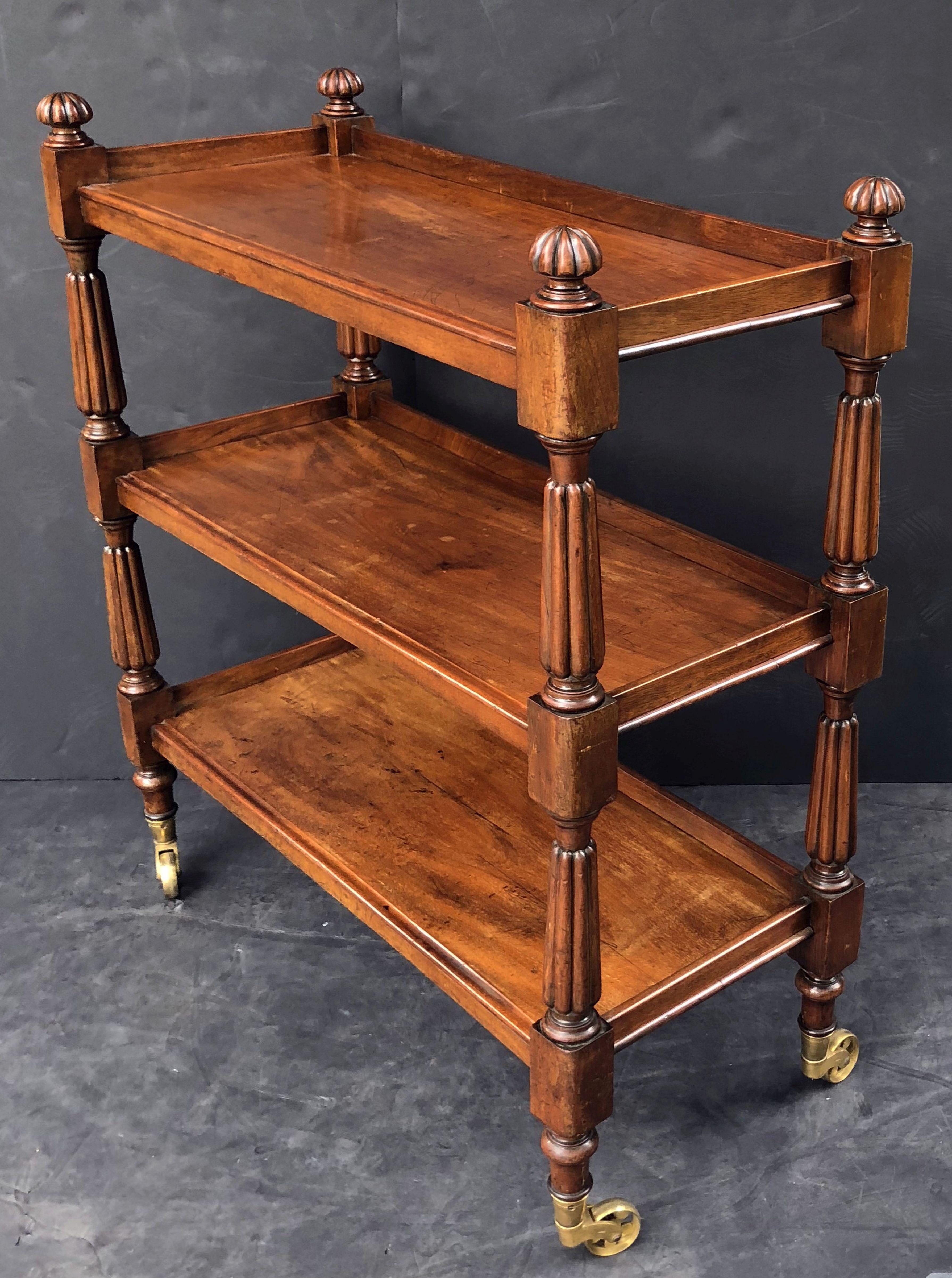English Trolley or Console Server of Mahogany 1