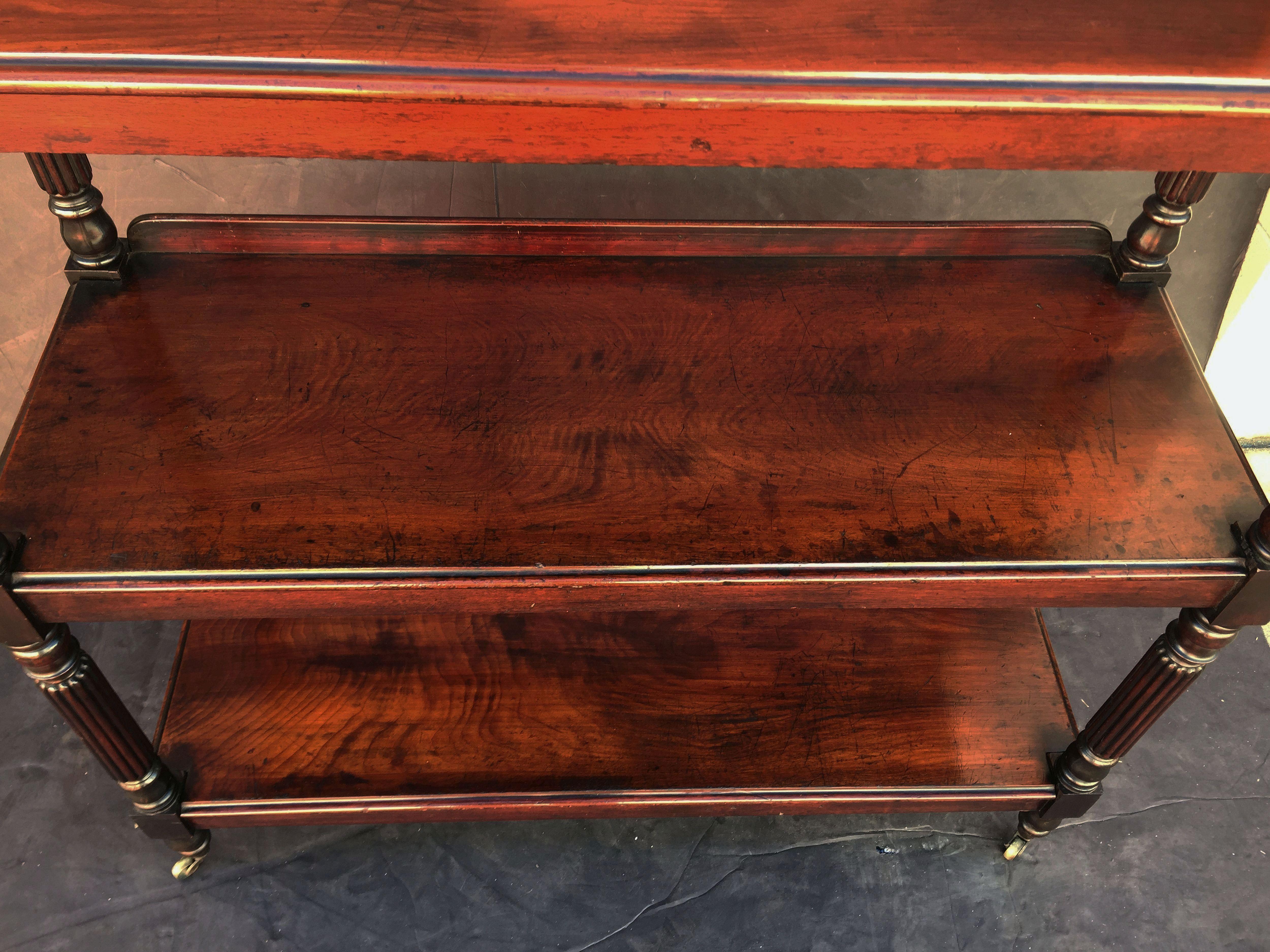 English Trolley or Console Server of Mahogany 'William IV Style' 5