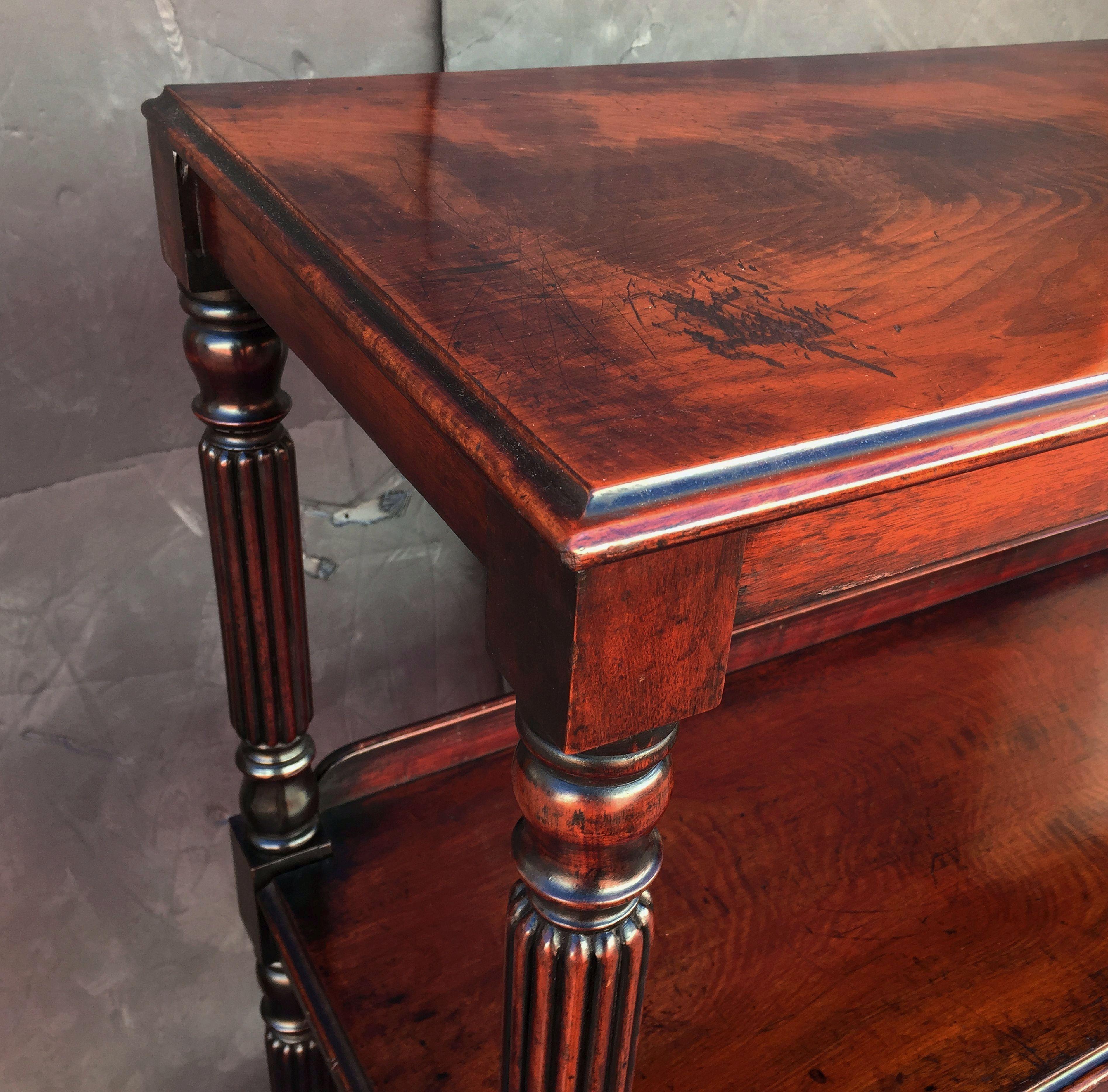 English Trolley or Console Server of Mahogany 'William IV Style' 7