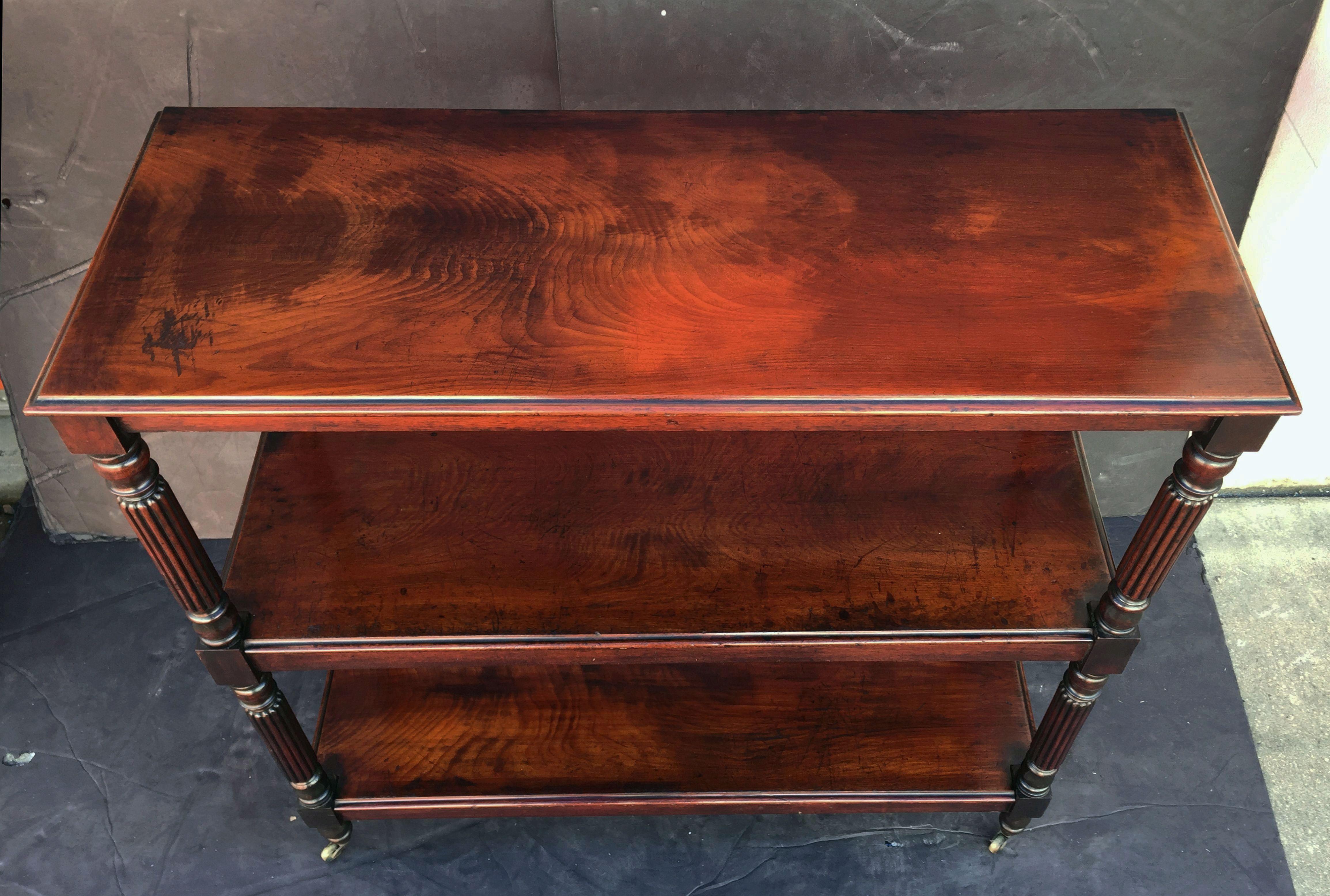 English Trolley or Console Server of Mahogany 'William IV Style' 4
