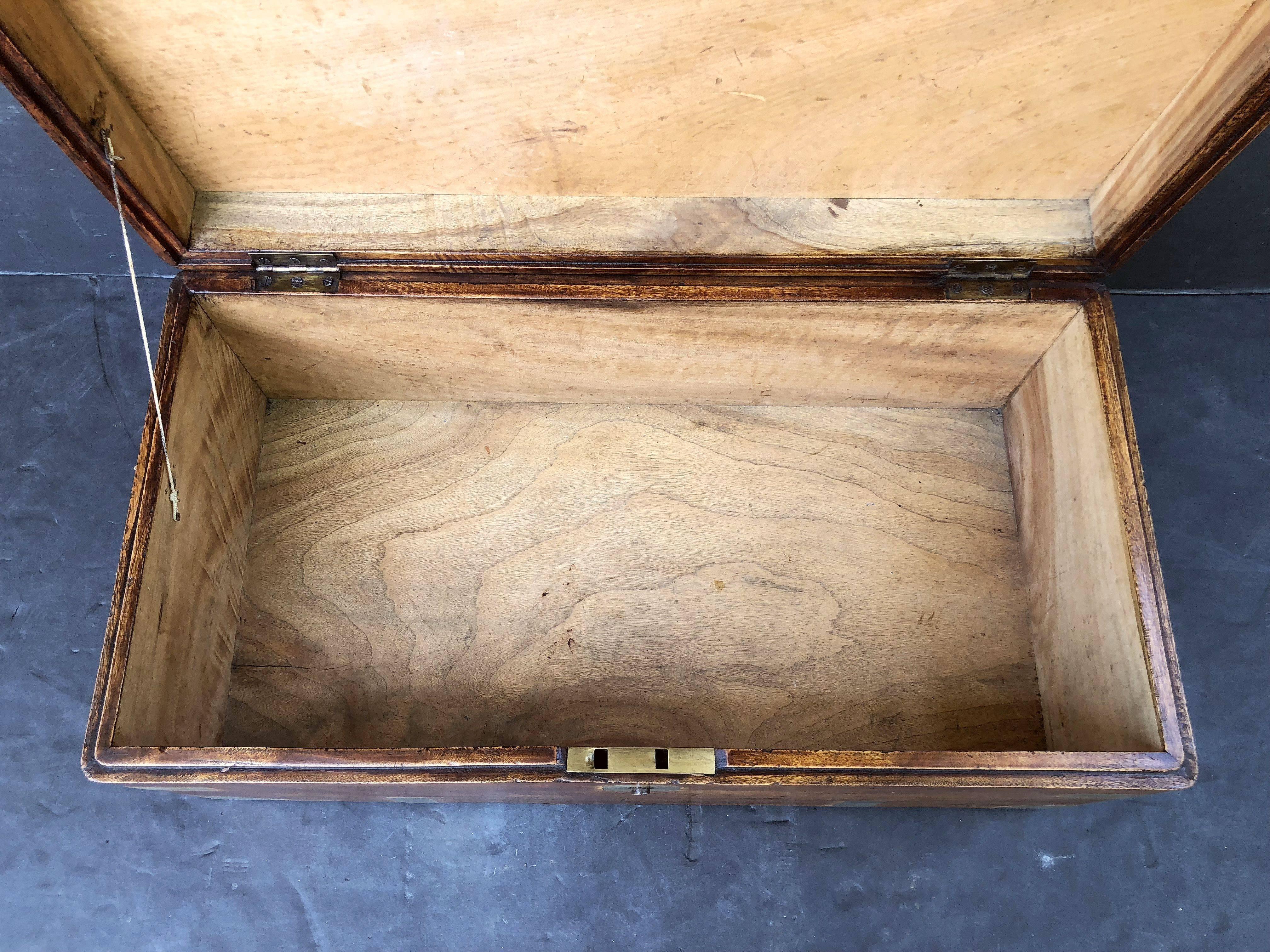 British Campaign Trunk or Chest of Camphorwood 5