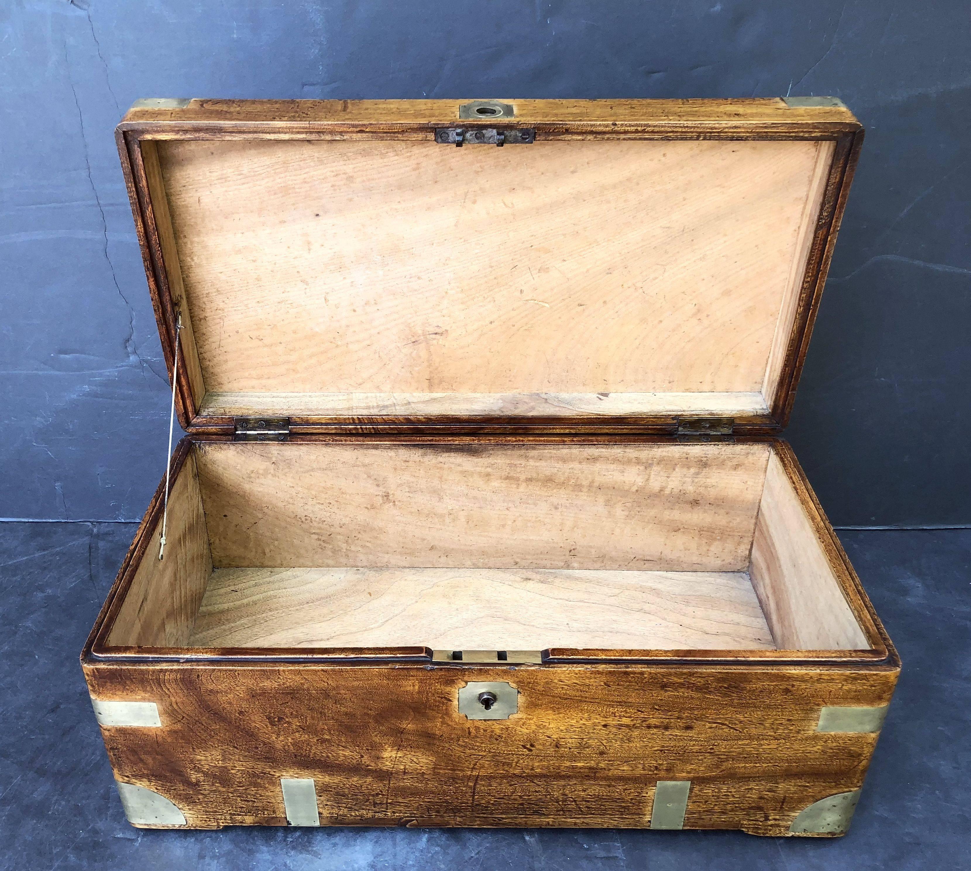 British Campaign Trunk or Chest of Camphorwood 6