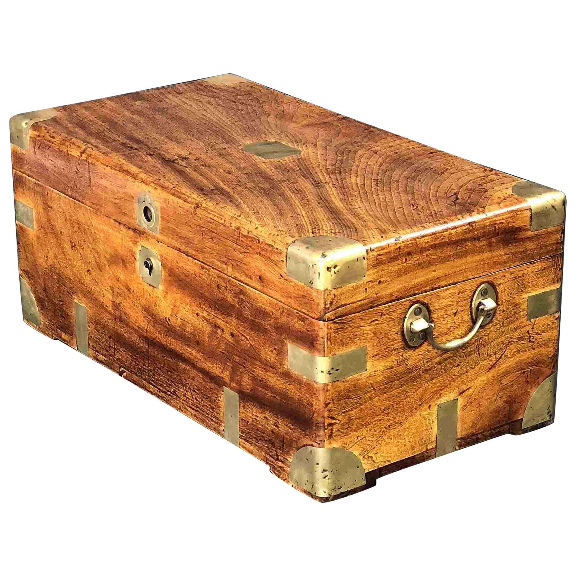 British Campaign Trunk or Chest of Camphorwood