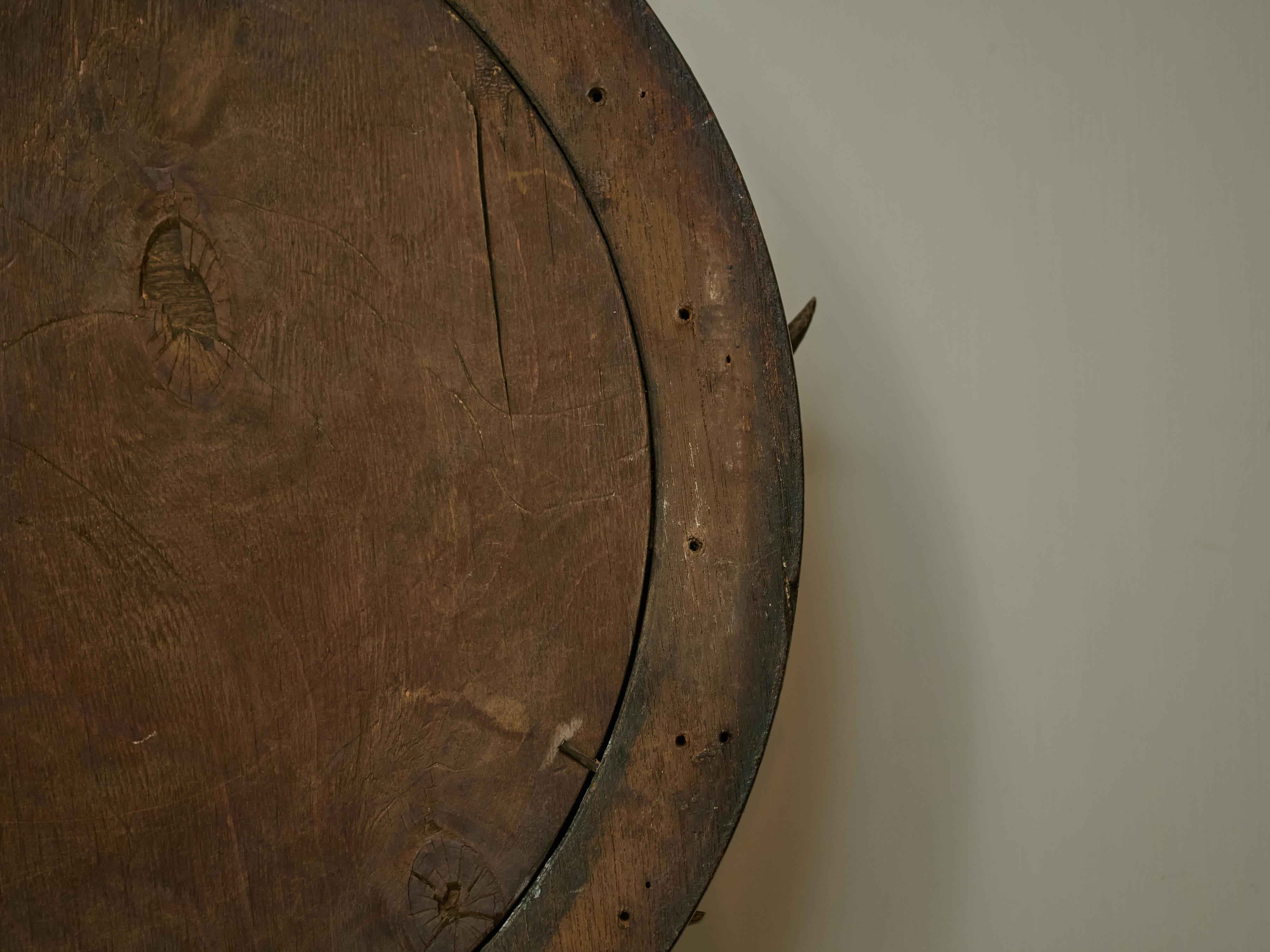 Miroir circulaire en bois de cerf sur cadre en bois, The Turn of the Century, circa 1900 en vente 7