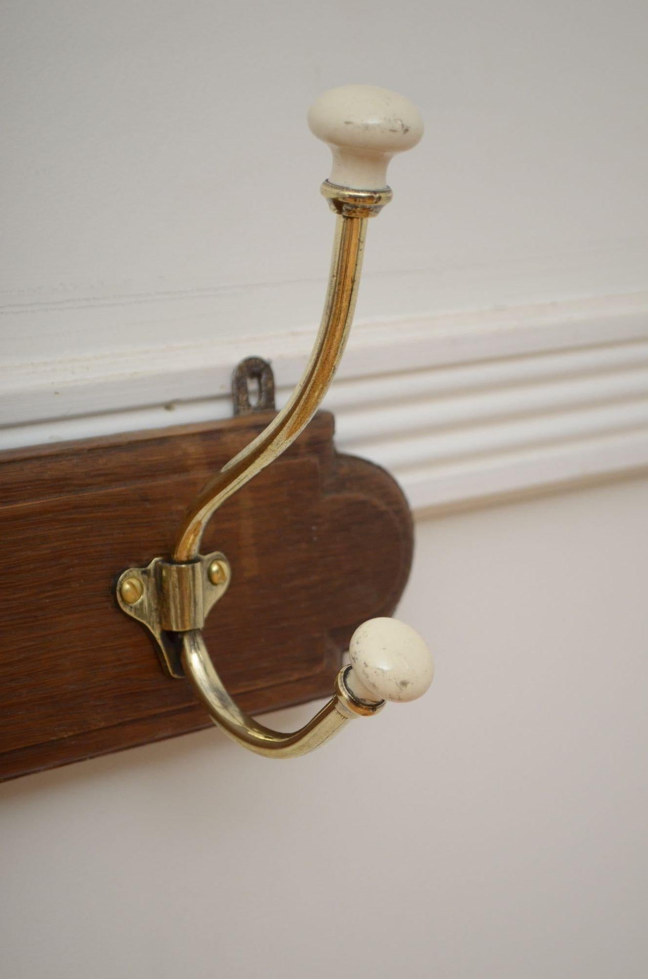 English Turn Of The Century Coat Hooks 1