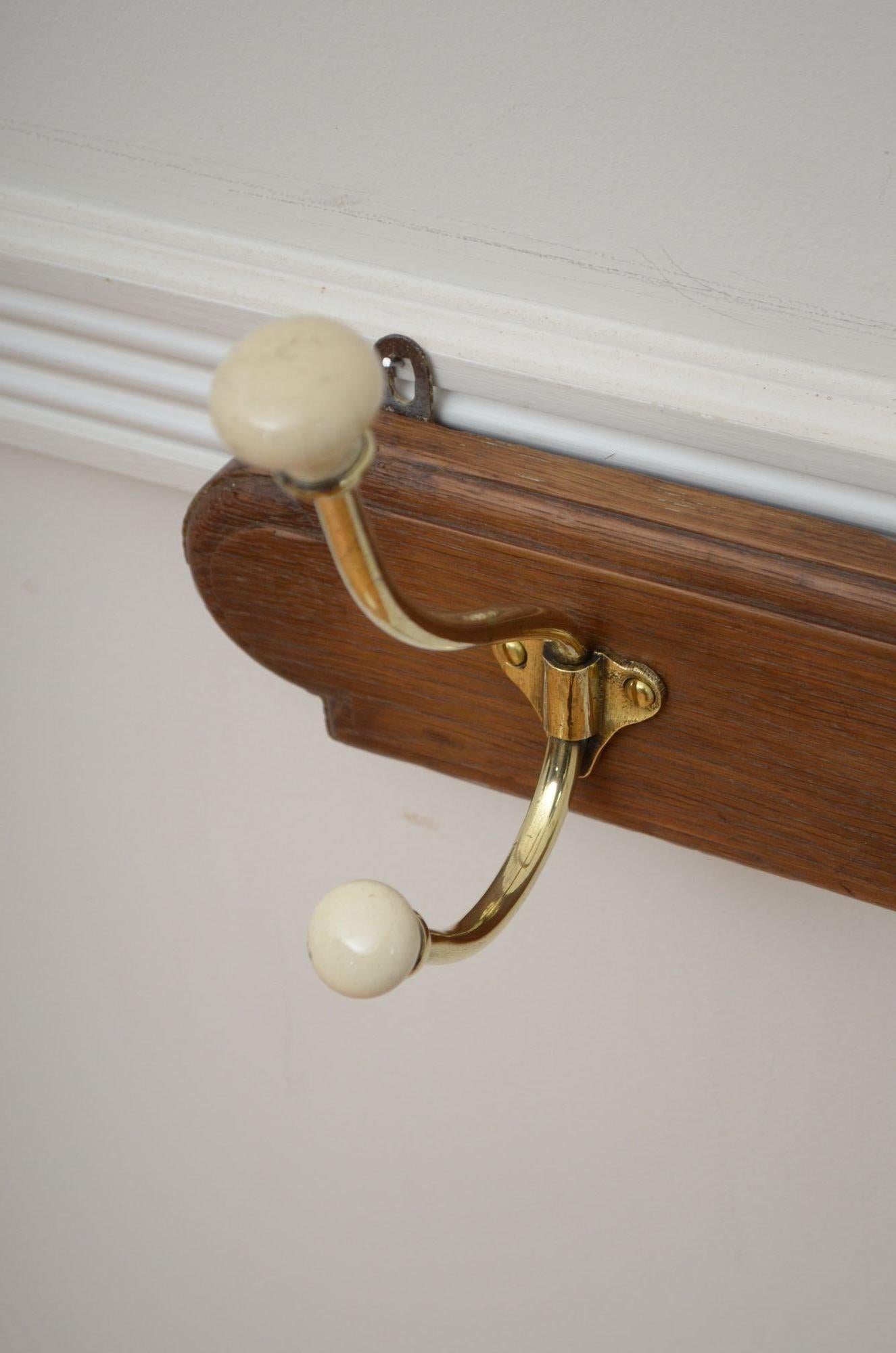 English Turn Of The Century Coat Hooks 3