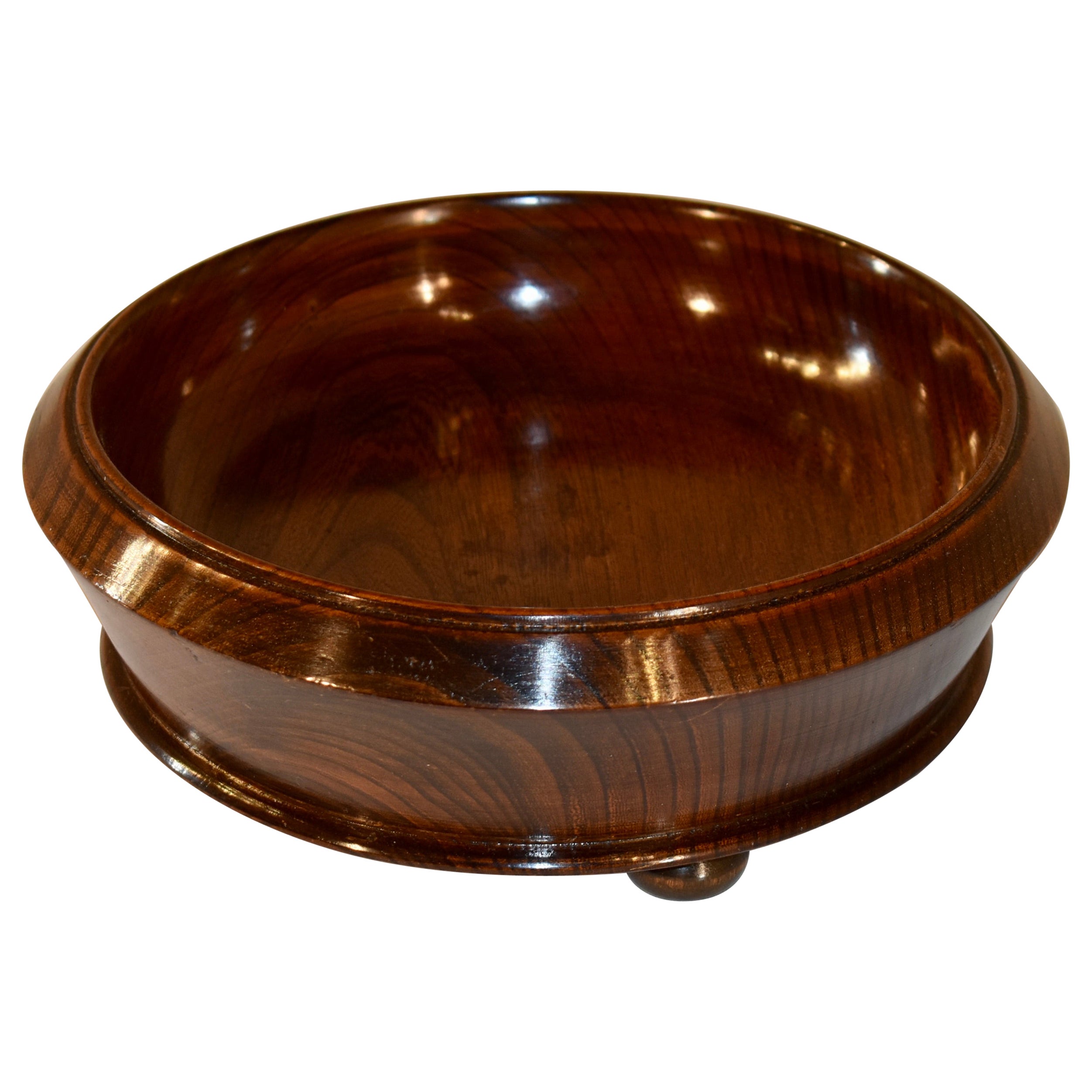 English Turned Bowl, C. 1900