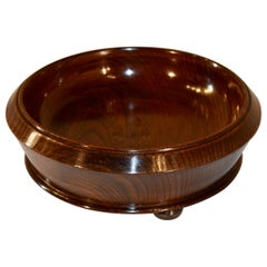 English Turned Bowl, C. 1900