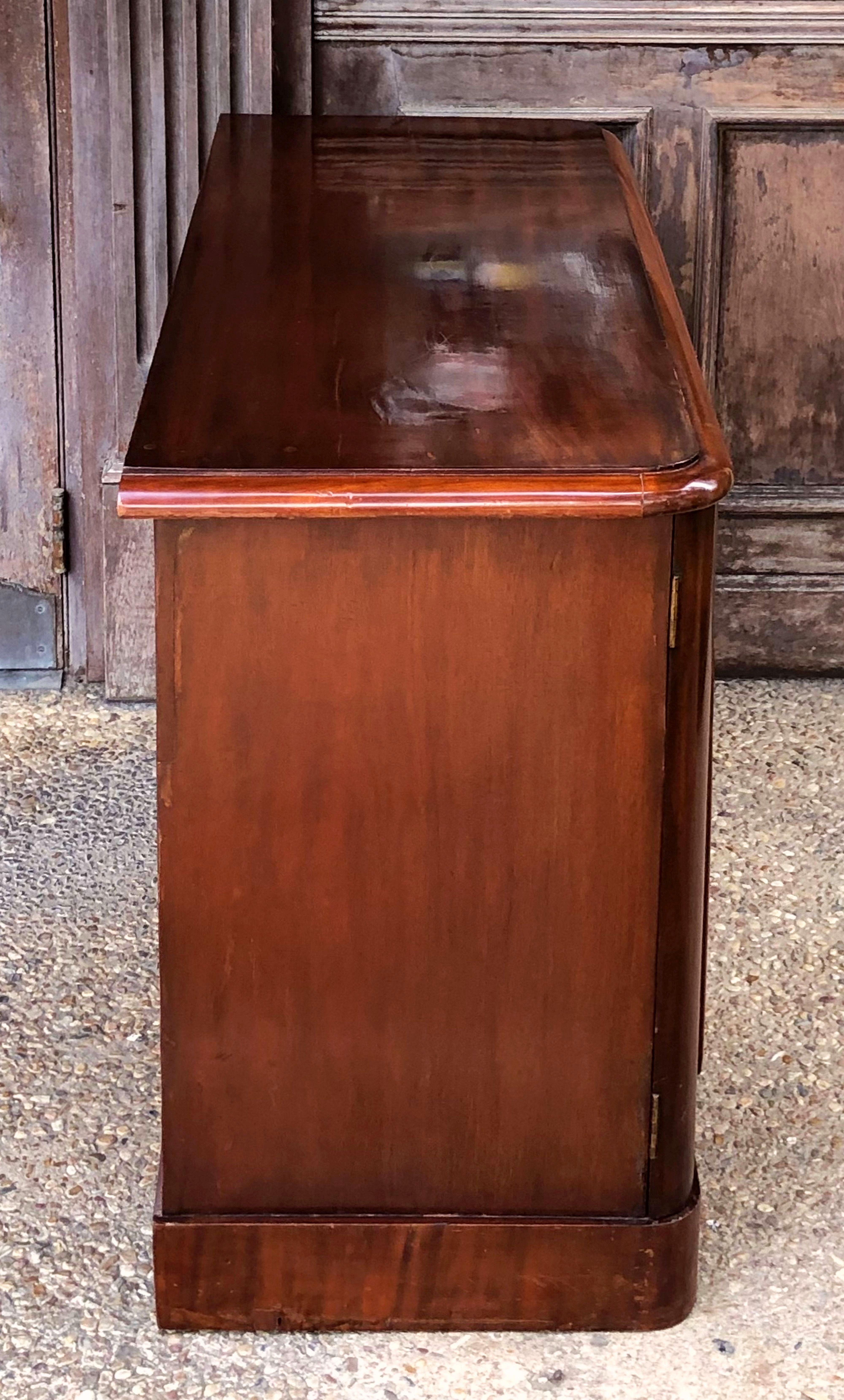 English Two-Door Cabinet or Chiffonier of Mahogany from the 19th Century 7