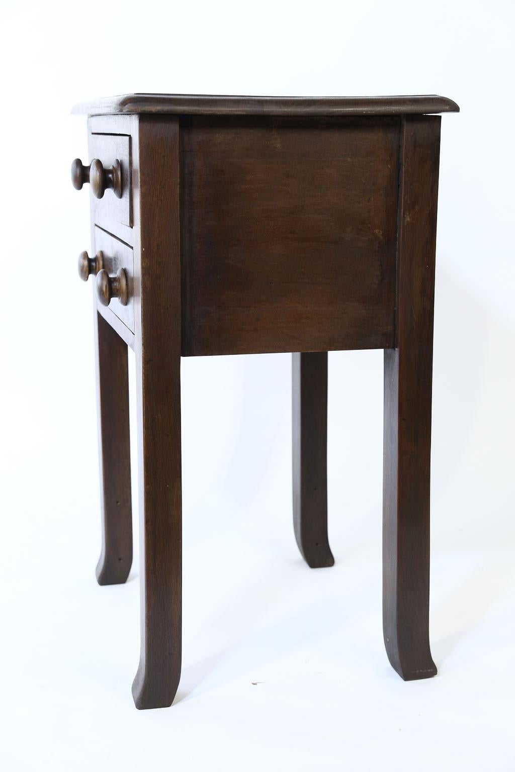 English Two-Drawer Side Table 3