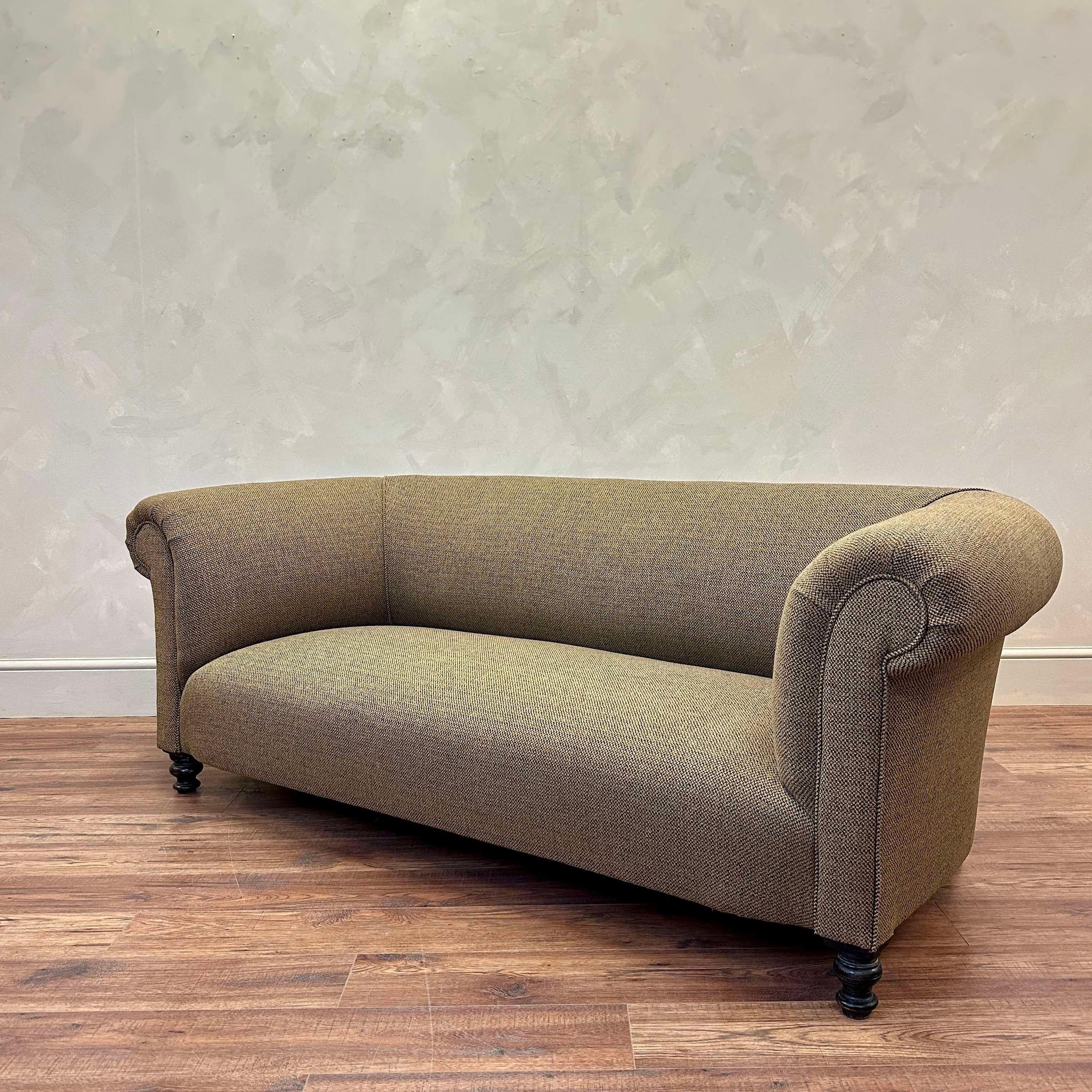 English Upholstered 19th Century Sofa 5