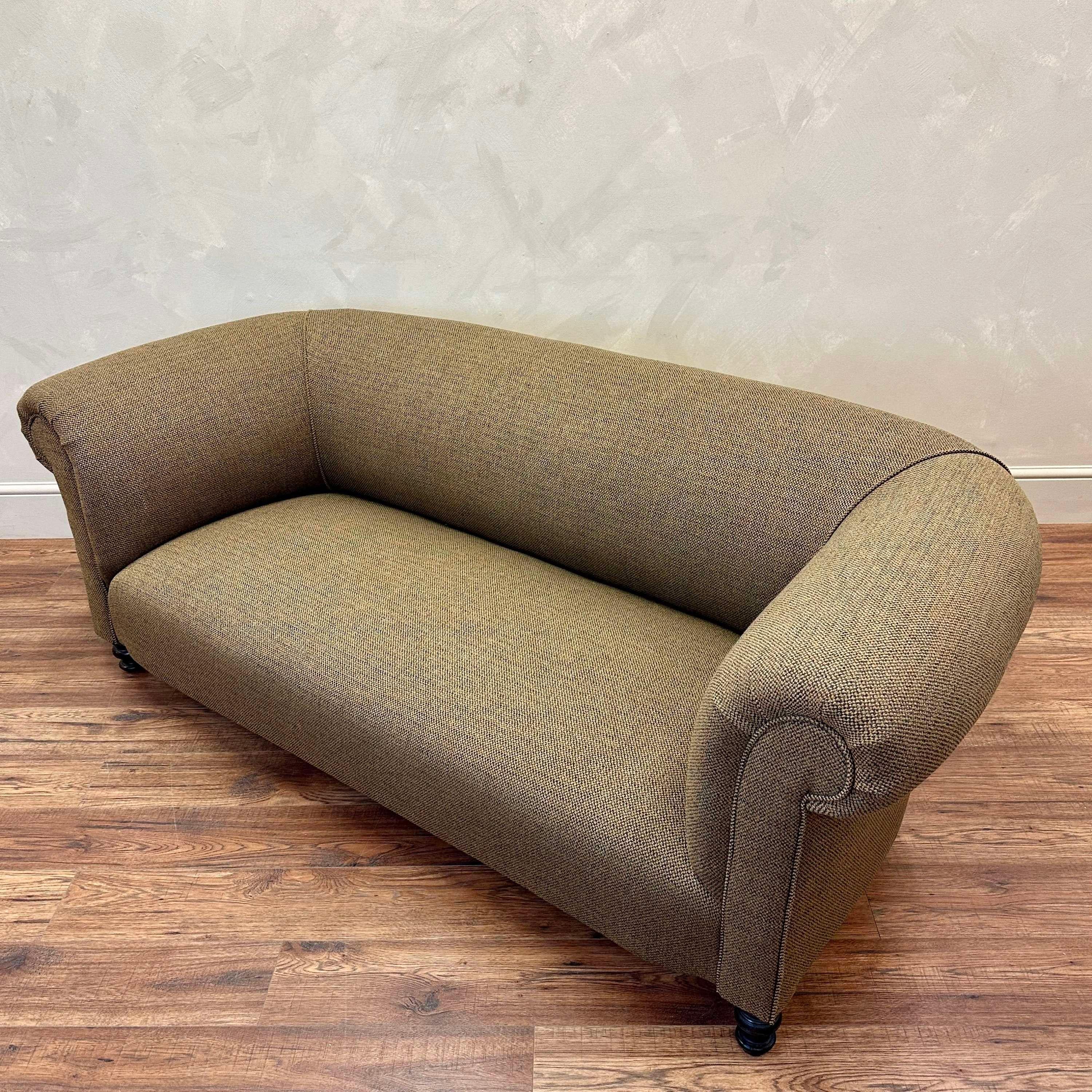 English Upholstered 19th Century Sofa 4