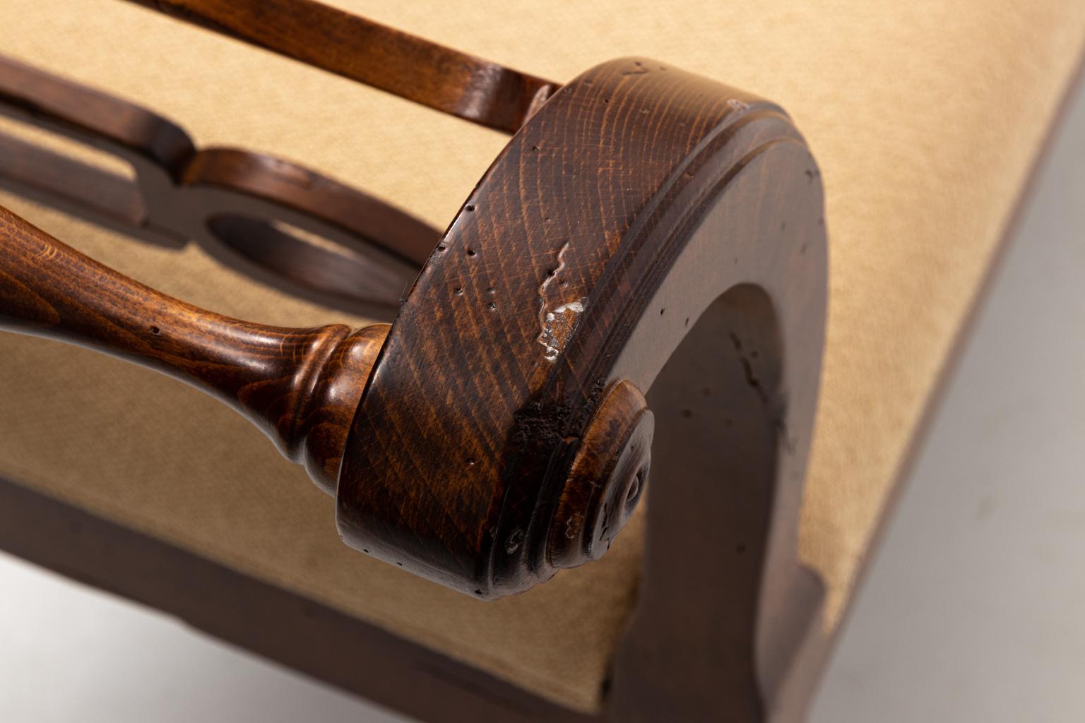 English Upholstered Window Bench 6