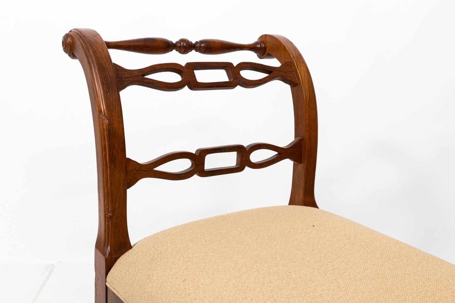 English Upholstered Window Bench 3