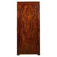 English Upright Cane Cabinet