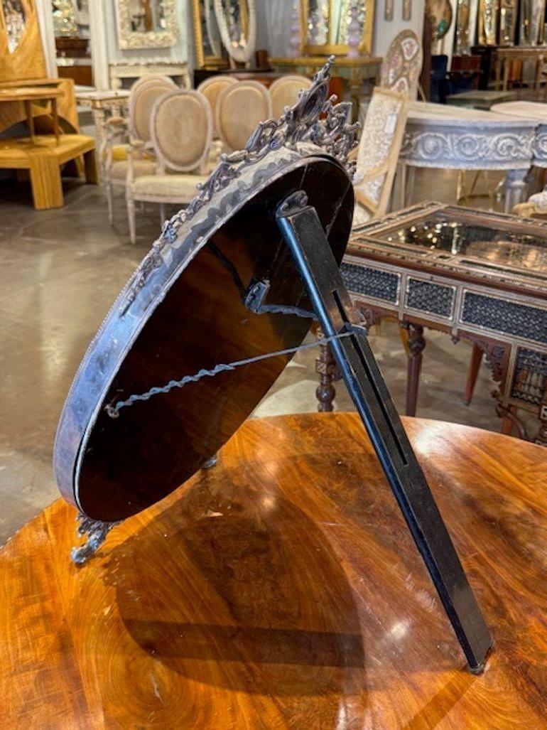 19th Century English Vanity Mirror For Sale