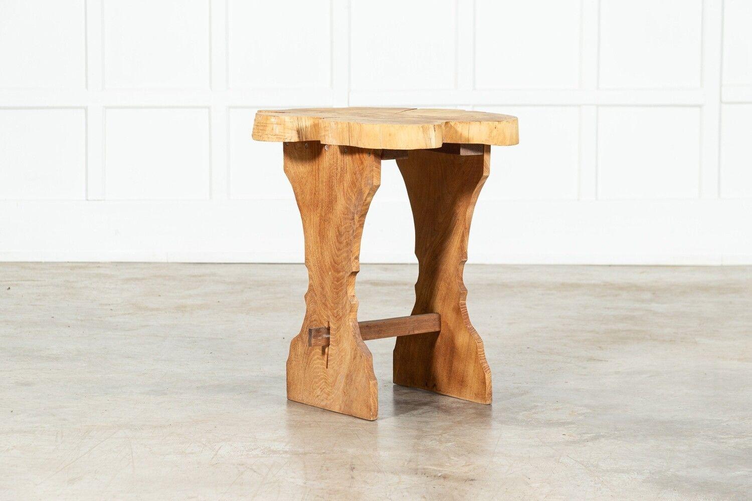 English Vernacular Elm Side Table In Good Condition For Sale In Staffordshire, GB