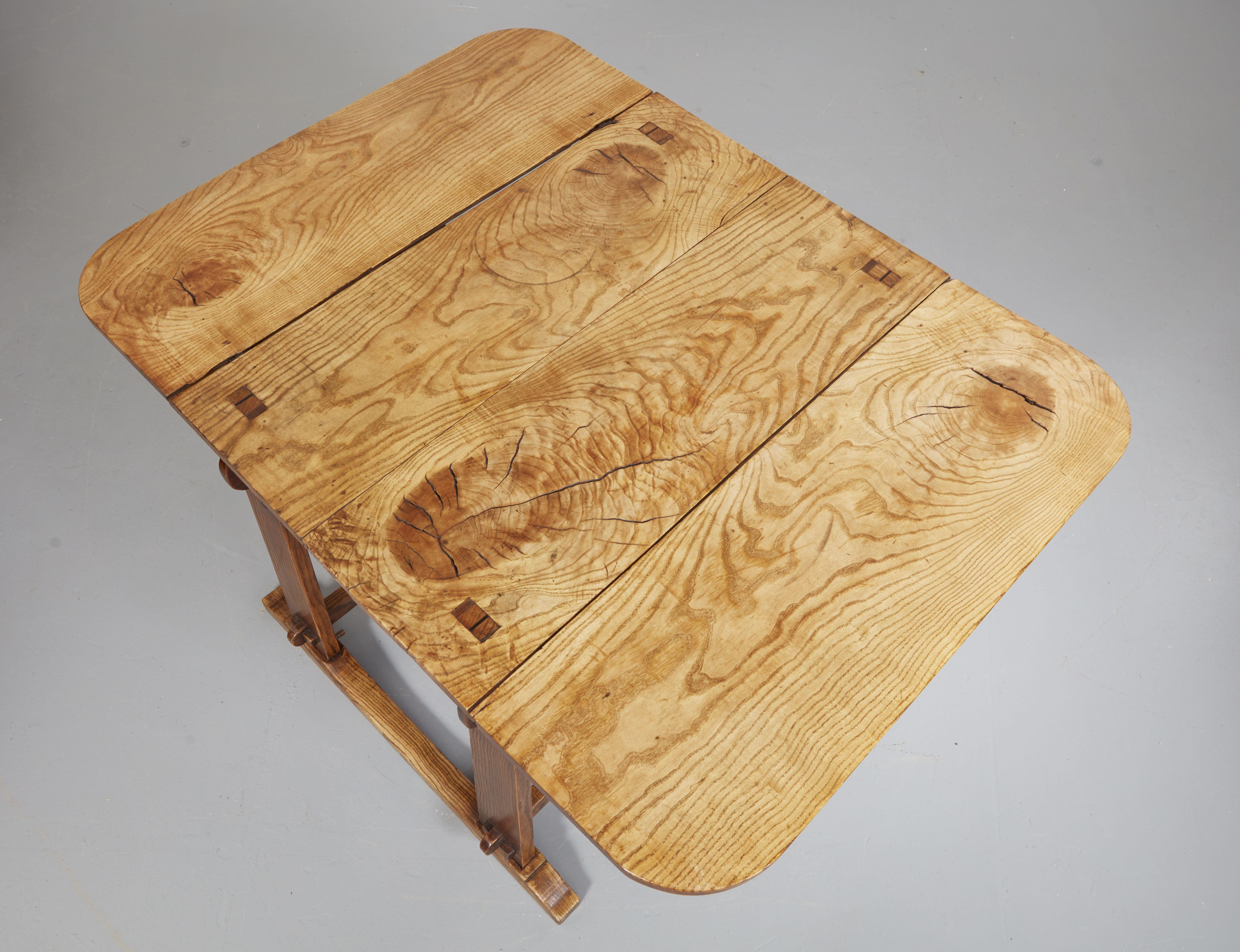 English Vernacular Field Ash Center Table For Sale 6