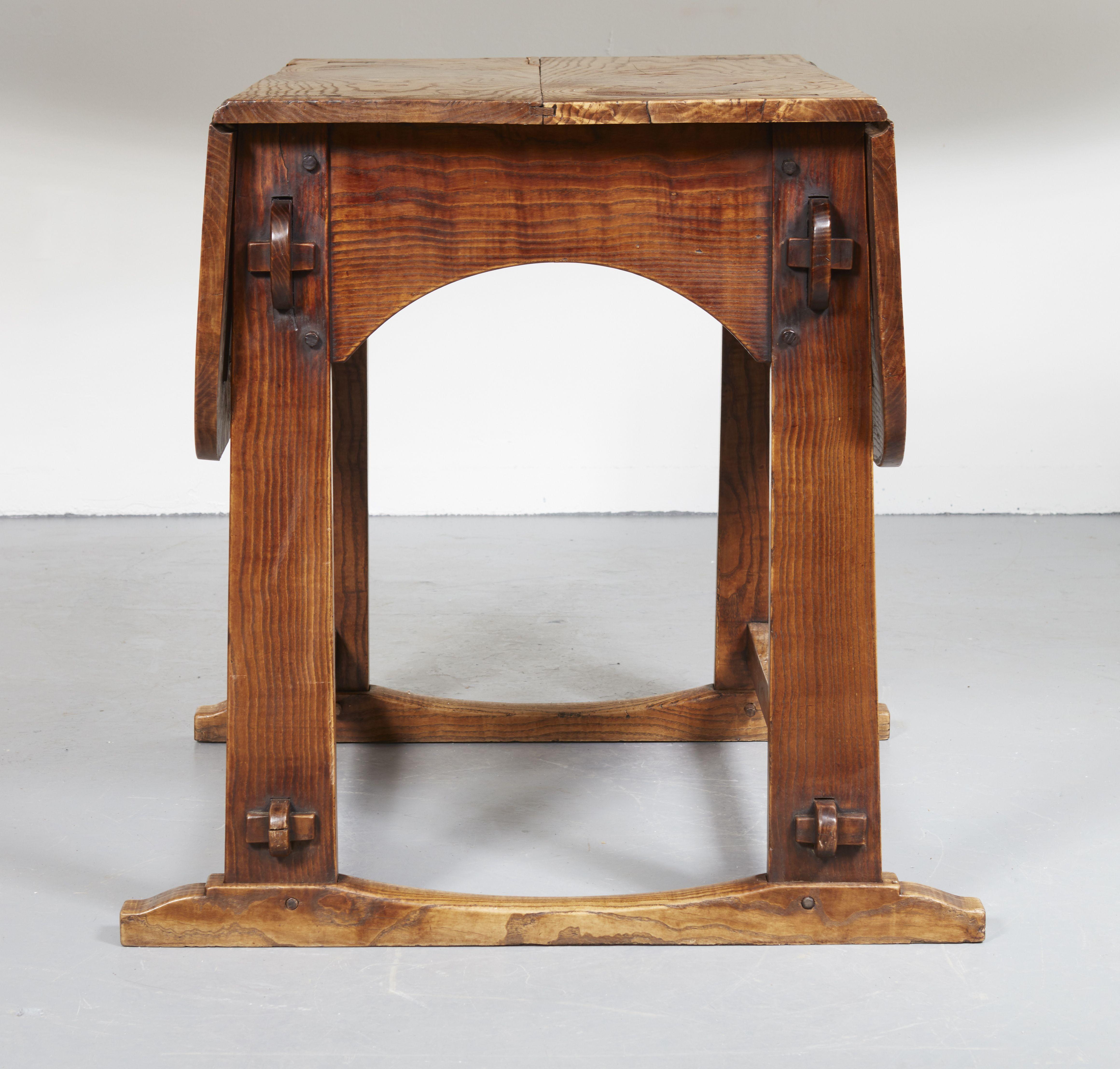 English Vernacular Field Ash Center Table For Sale 3