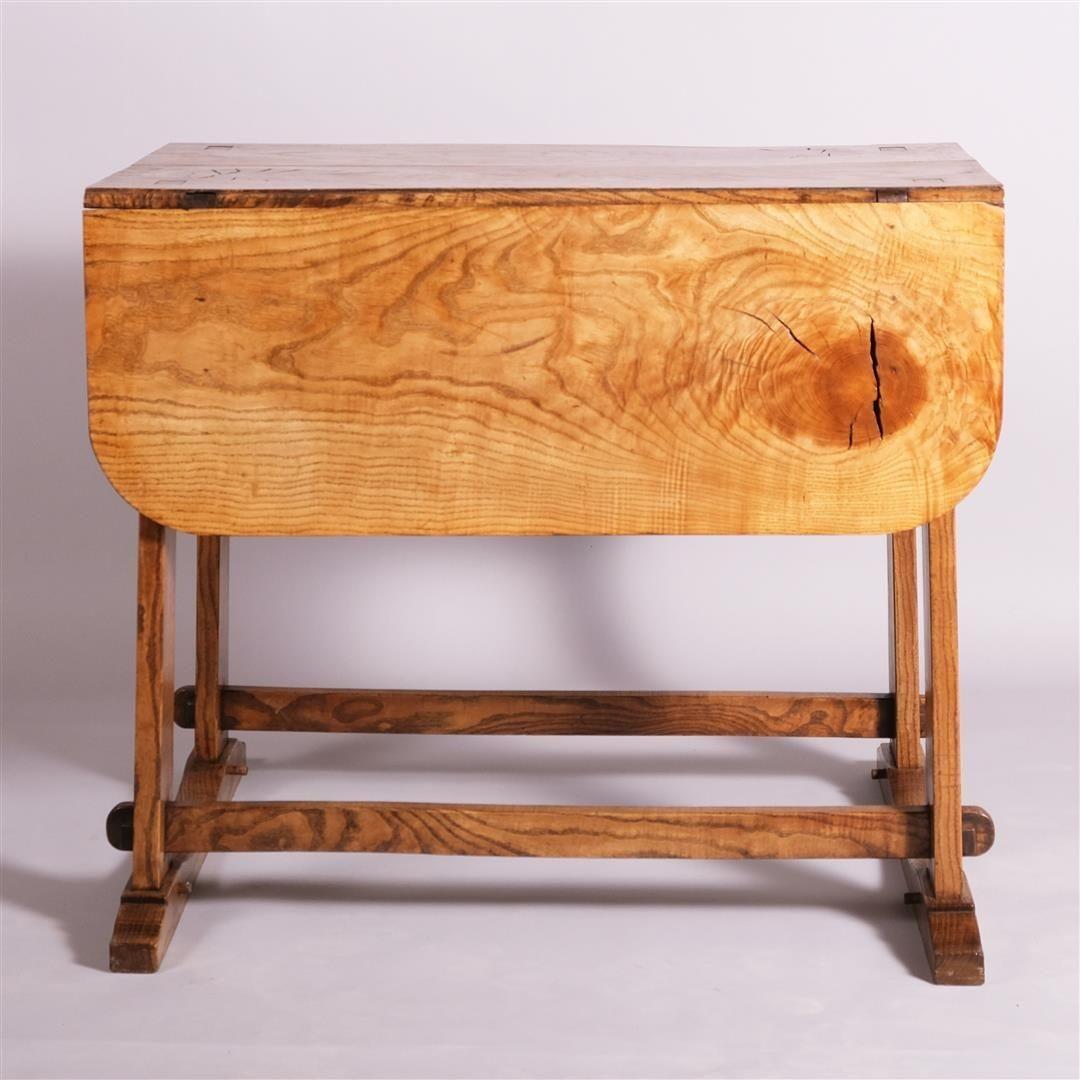 English Vernacular Field Ash Center Table For Sale 4