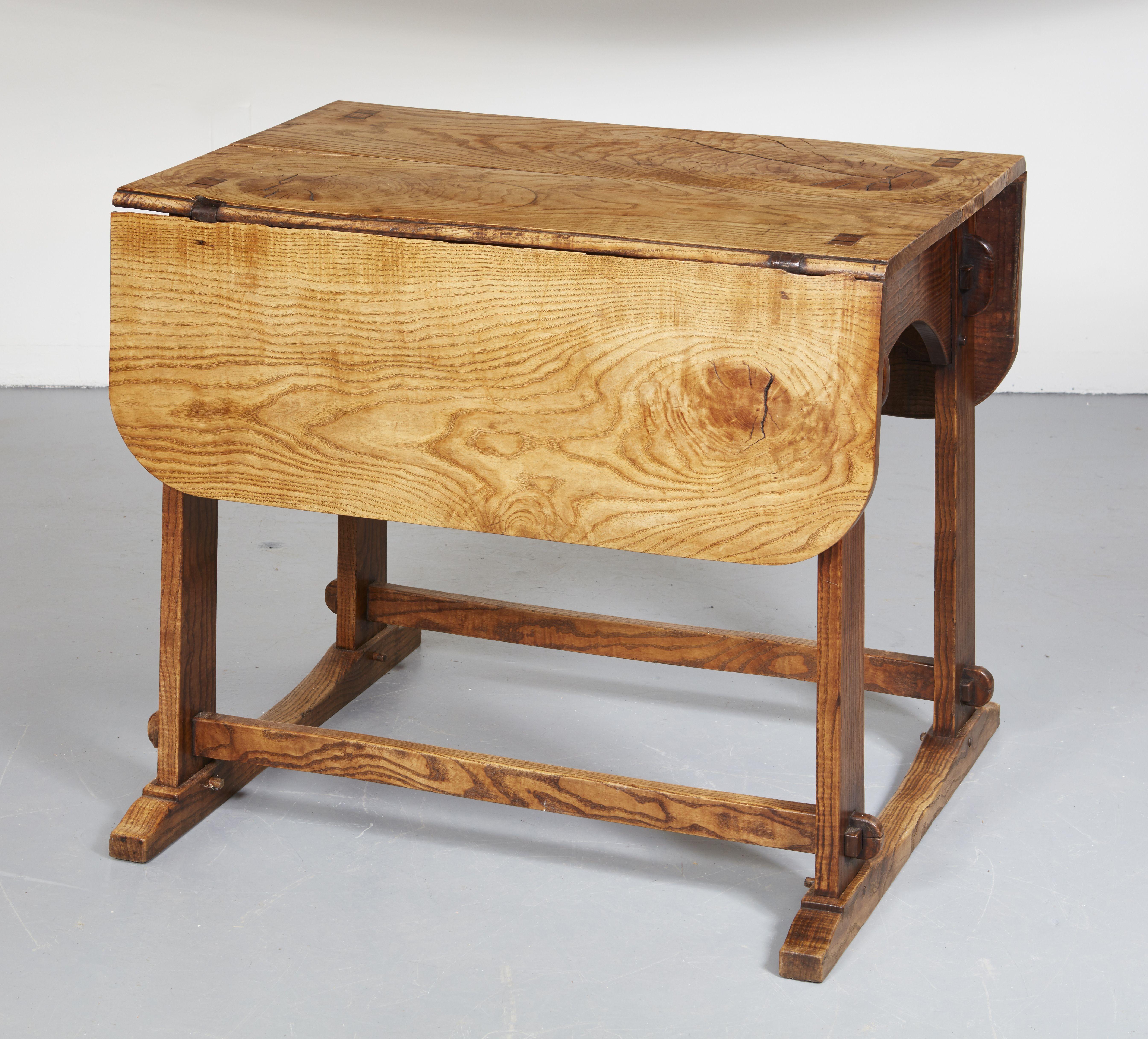 English Vernacular Field Ash Center Table For Sale 5
