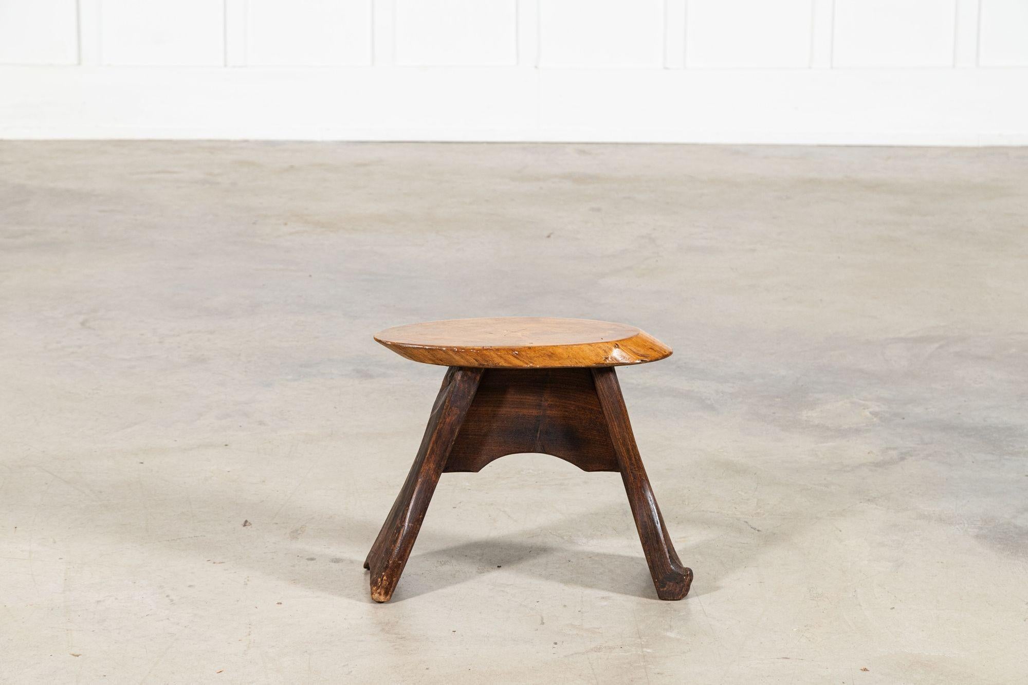 English Vernacular Oak Stool For Sale 8