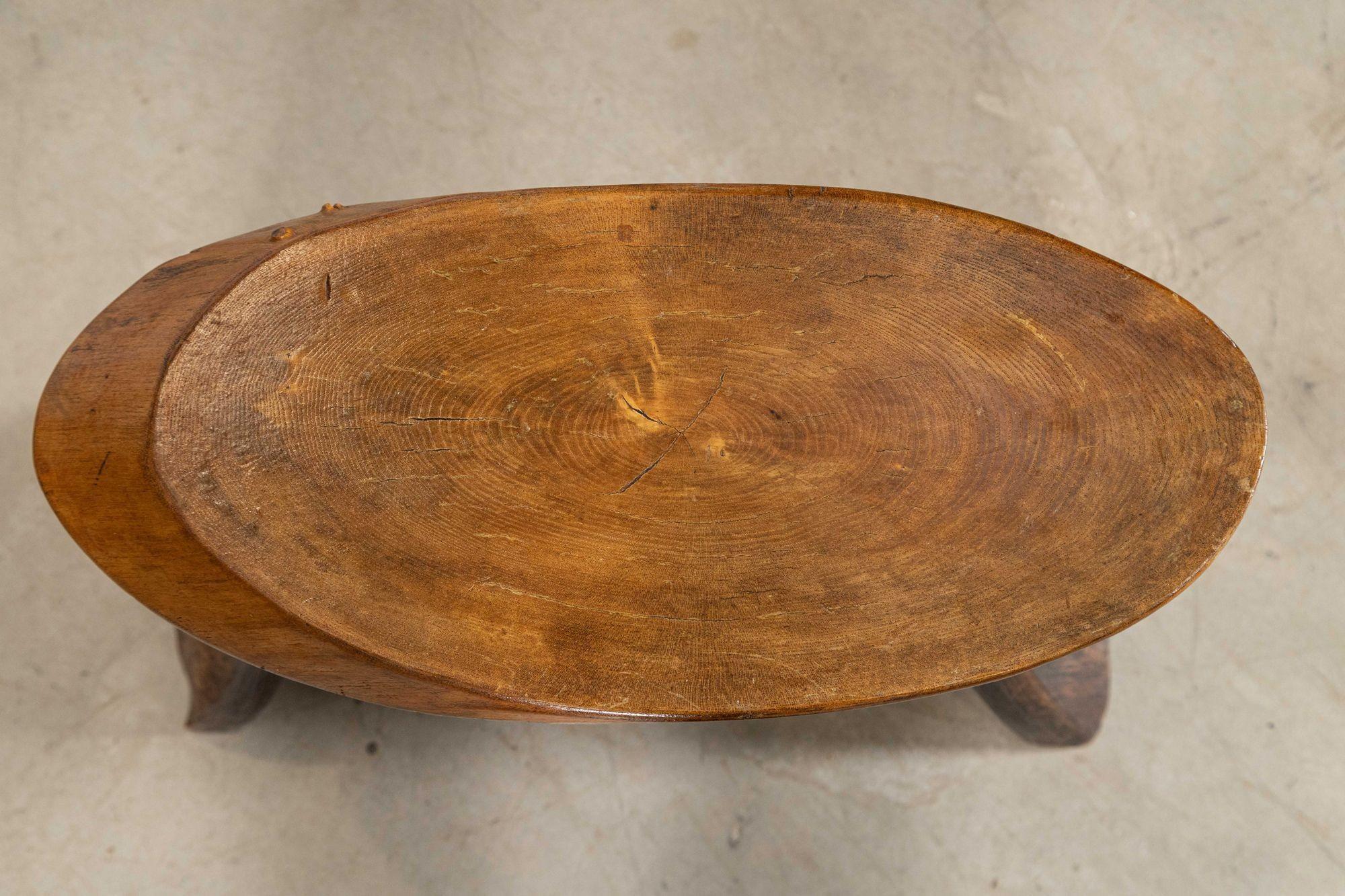 English Vernacular Oak Stool In Good Condition For Sale In Staffordshire, GB