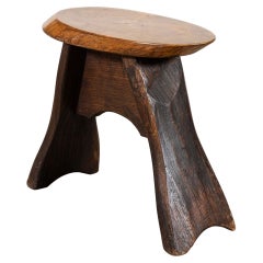 English Vernacular Oak Stool English Vernacular Oak Stool