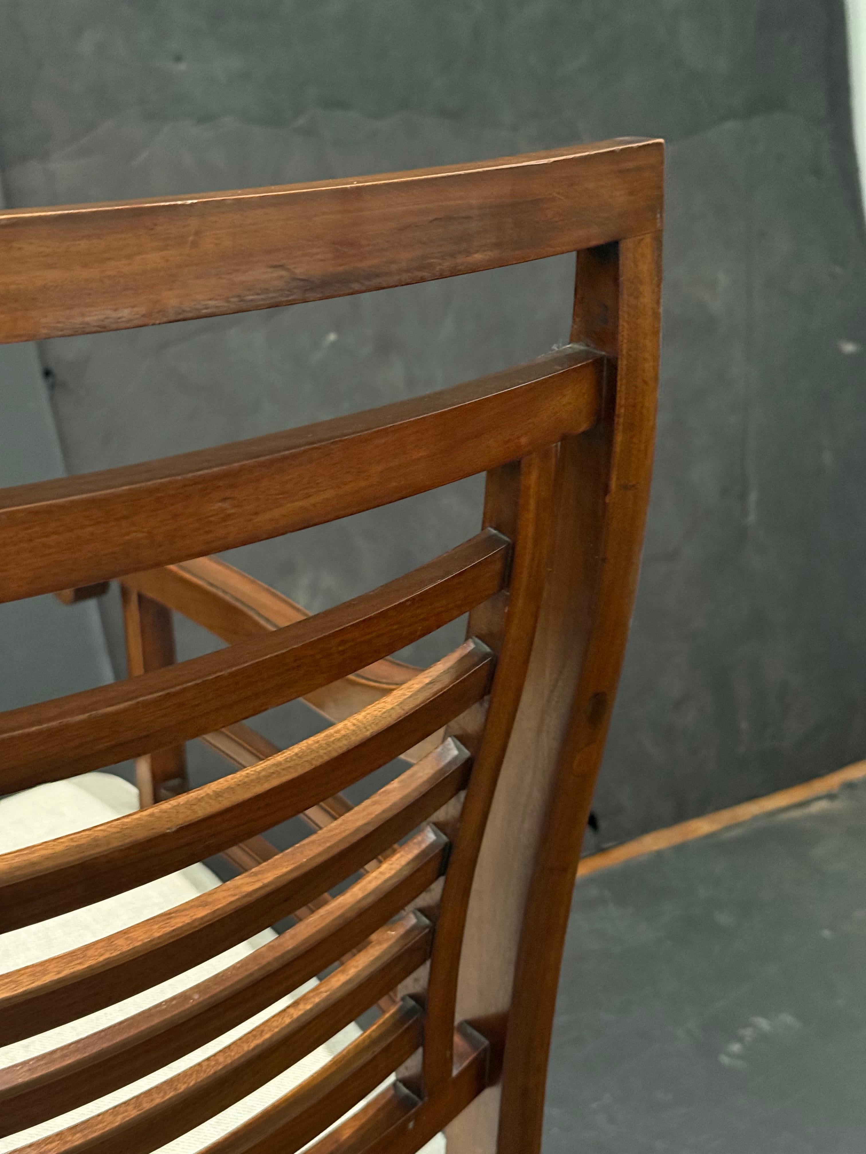 English Vernacular Reading Chair or Armchair of Mahogany from the Georgian Era For Sale 7