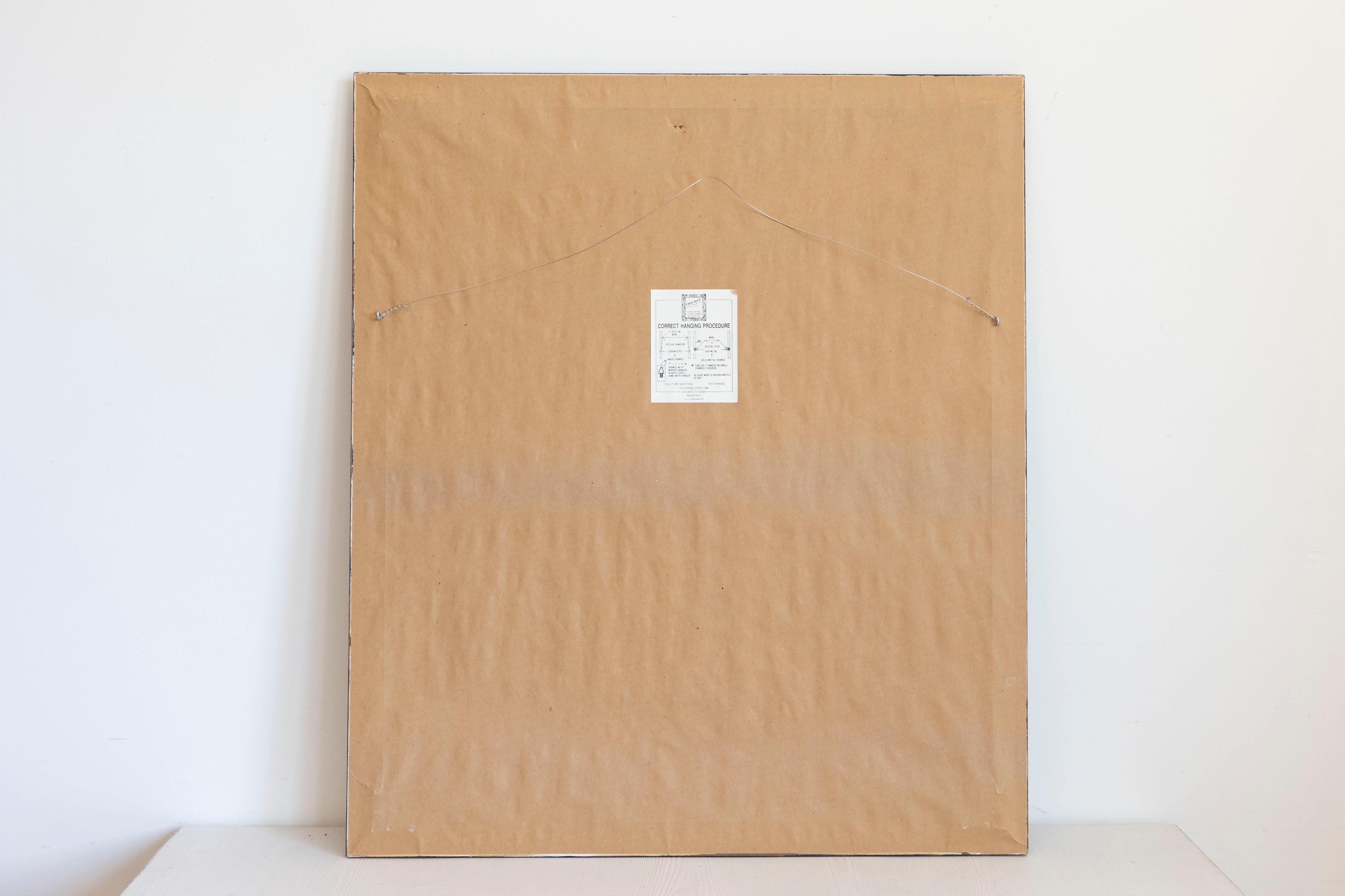 Englische viktorianische handkolorierte gerahmte, gerahmte Lithographie einer Felis Pardina aus dem 19. Jahrhundert im Angebot 3