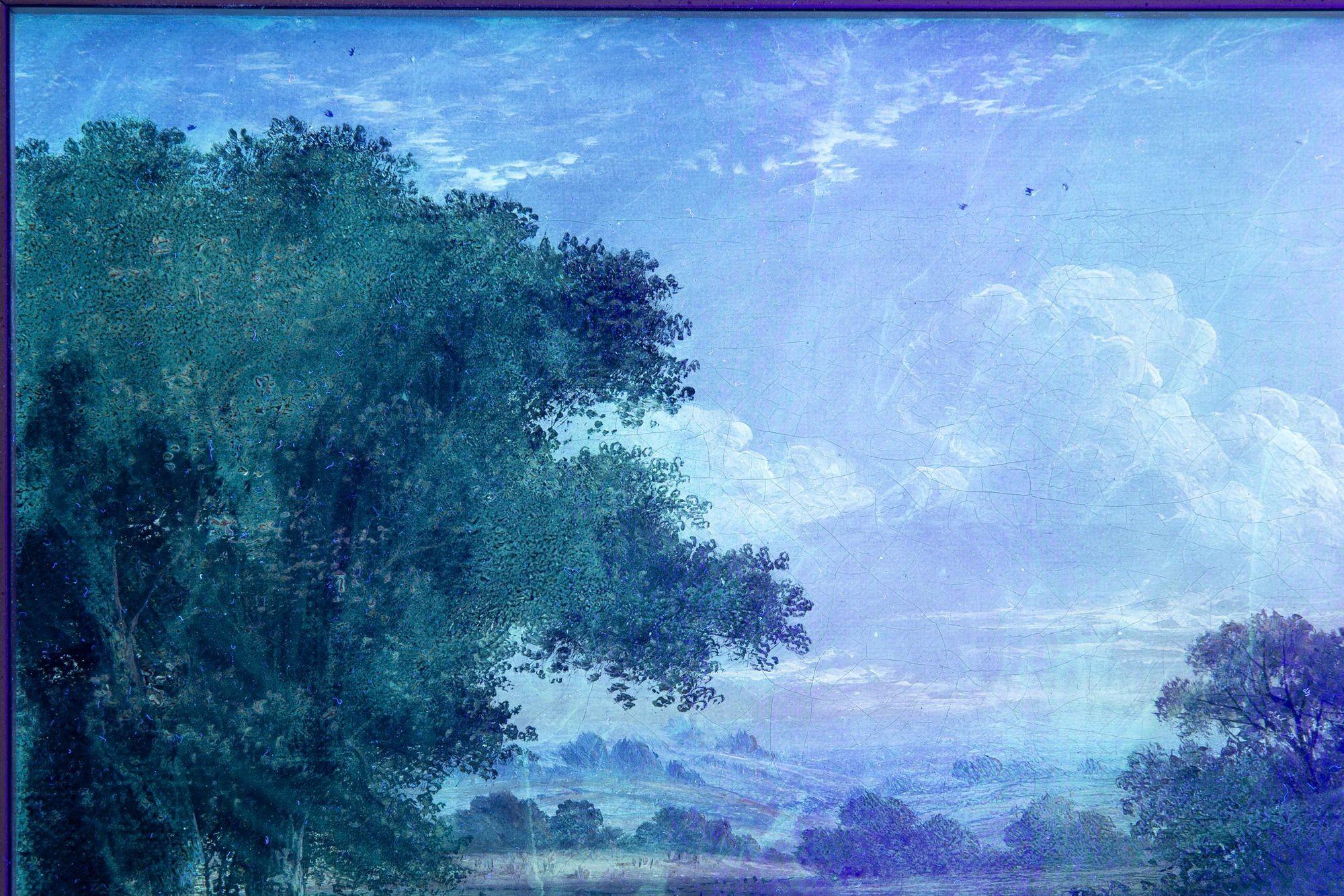 Englisches viktorianisches antikes Ölgemälde einer Landschaft in Devonshire, 19. im Angebot 8