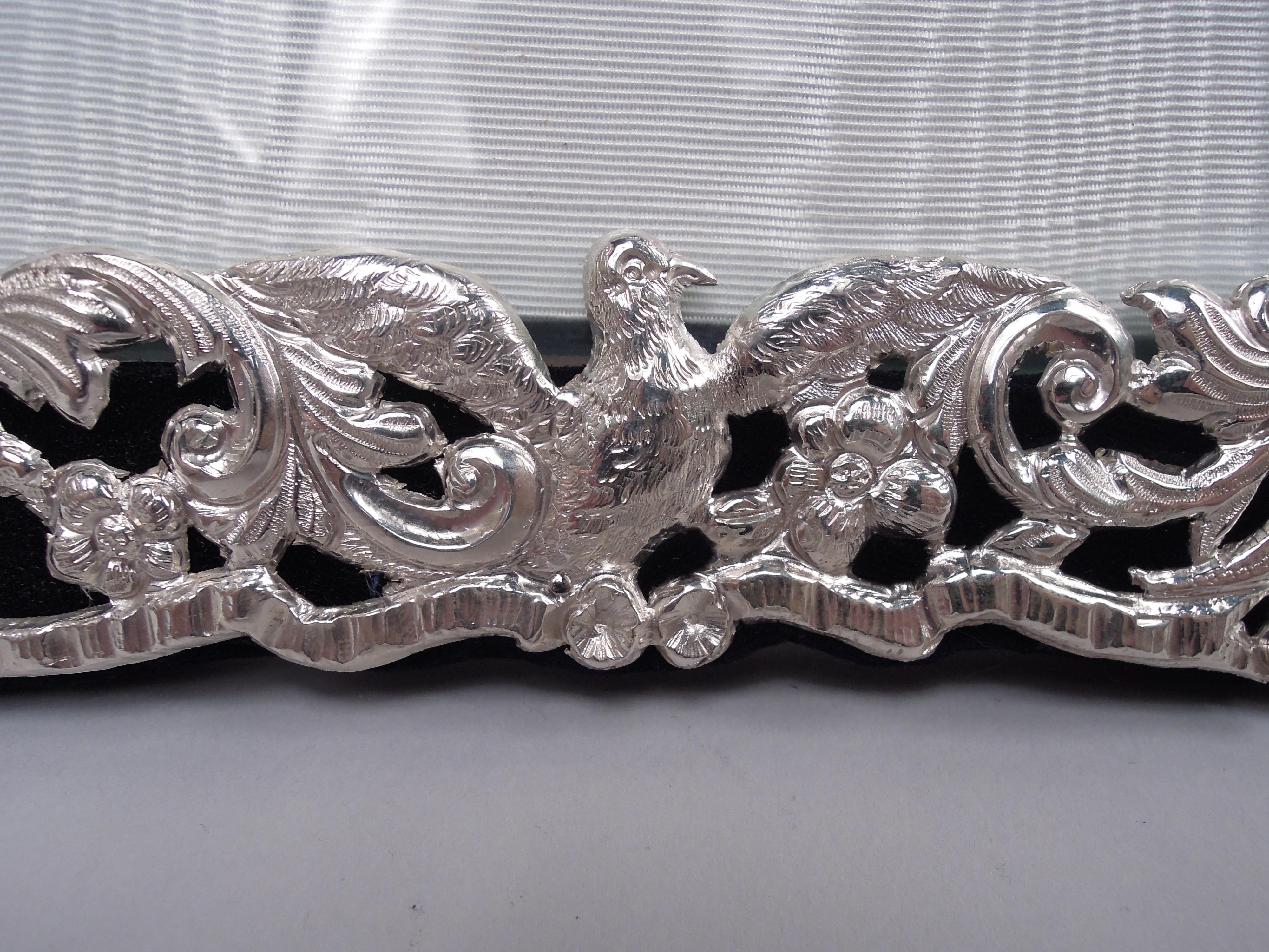 Marco victoriano inglés Art Nouveau de plata de ley, 1899 en venta 1