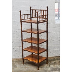 English Victorian Bamboo Shelves