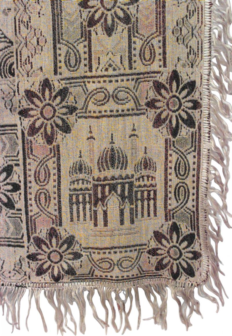 Victorien Couverture de table victorienne anglaise à motifs beiges en vente