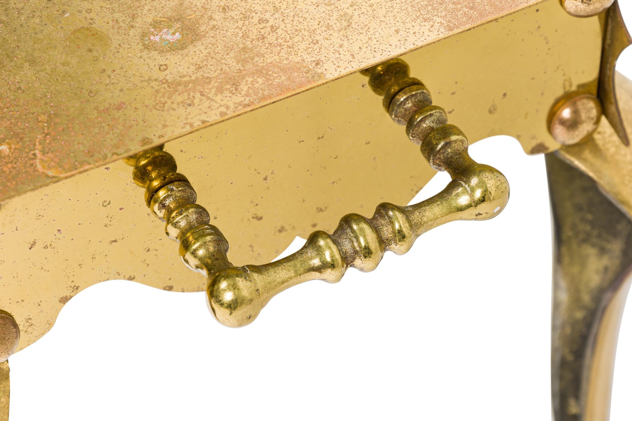 Englisch viktorianischen Messing Herd Feuerstelle Untersetzer im Angebot 3