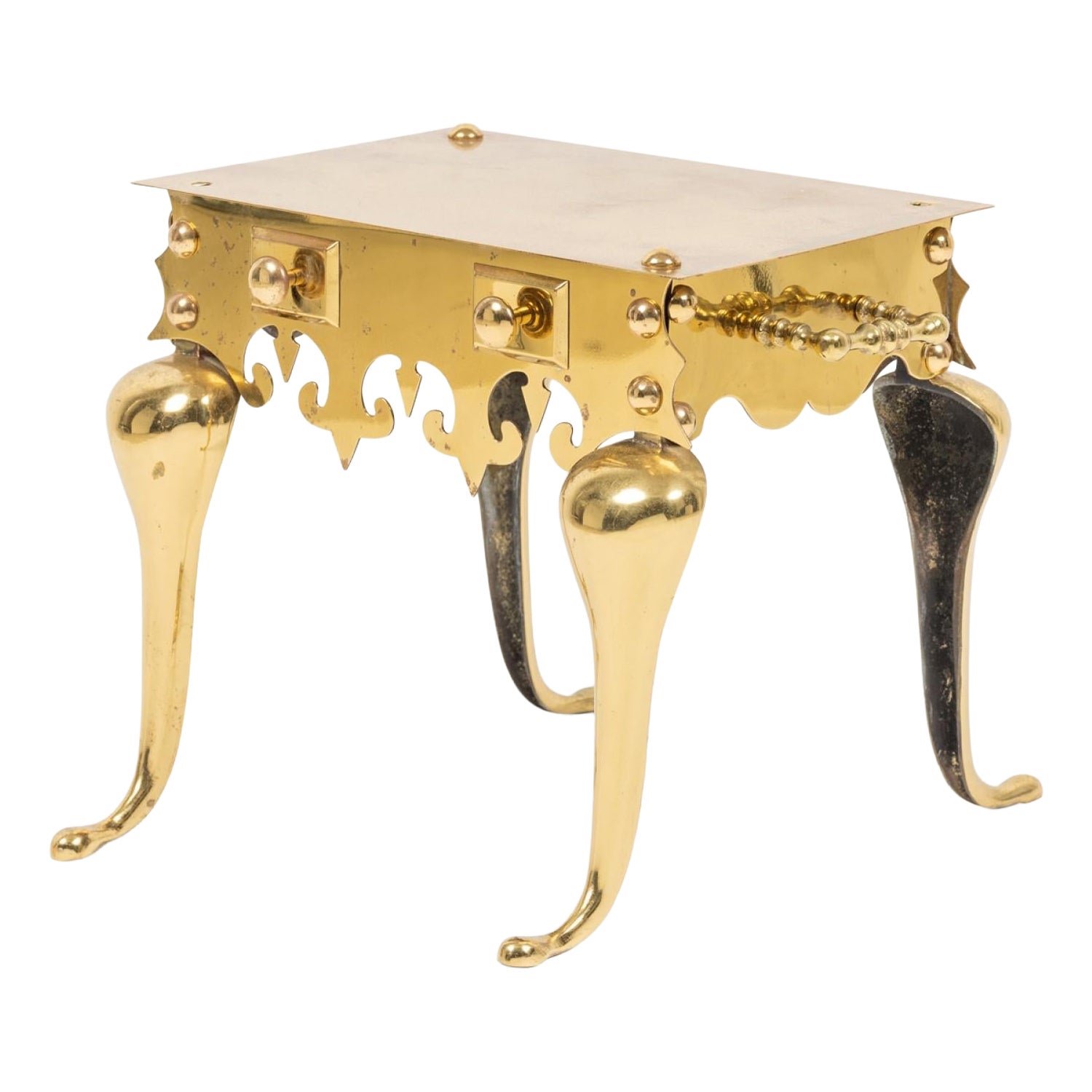 English Victorian Brass Hearth Fireplace Trivet