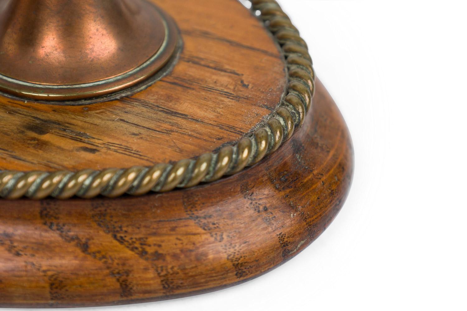 English Victorian Brass Horseshoe Clock For Sale 8