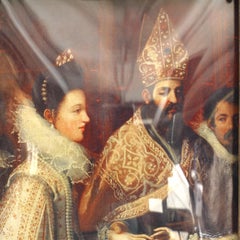 English Victorian Brass Picture Frame