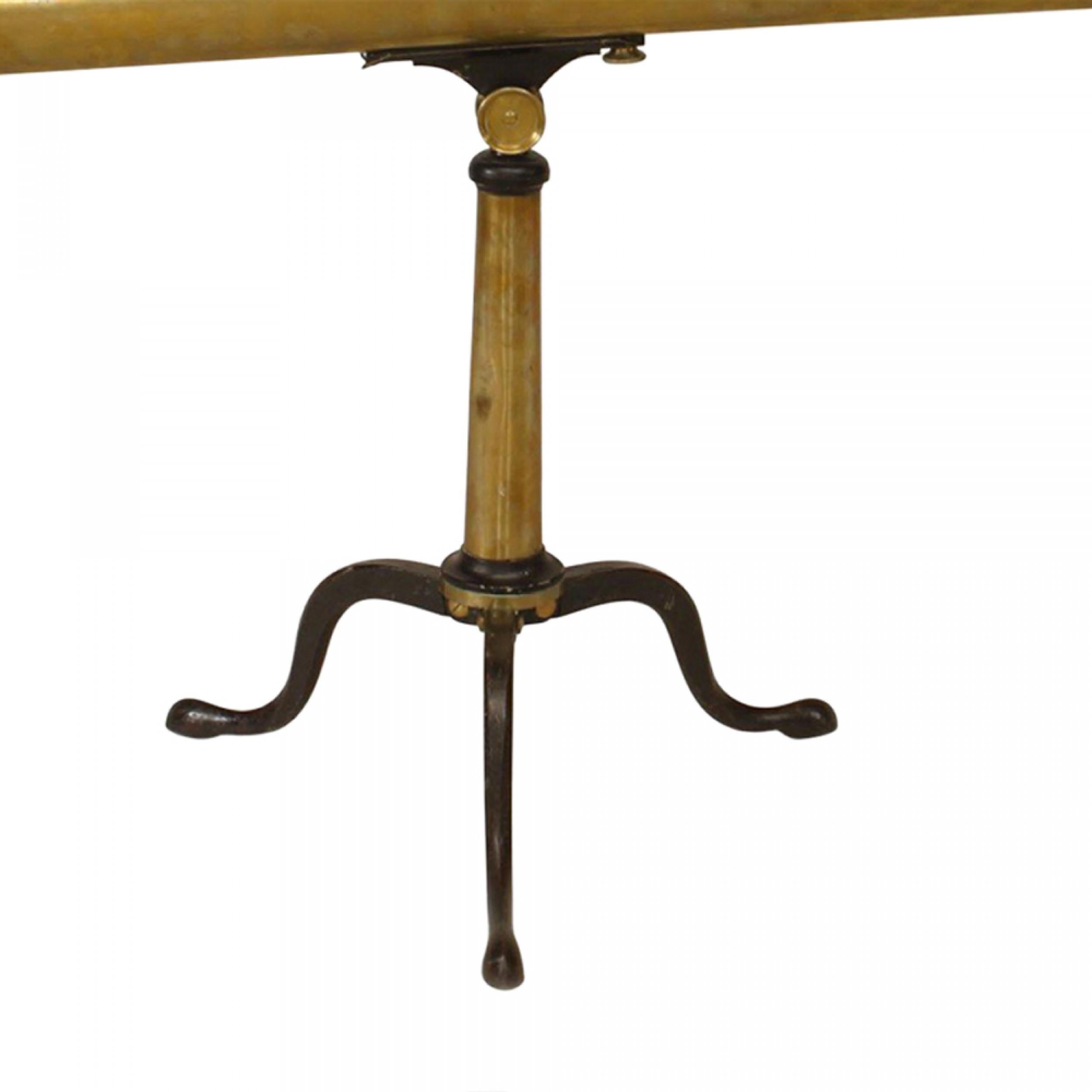 Victorien Telescope anglais victorien en laiton en vente