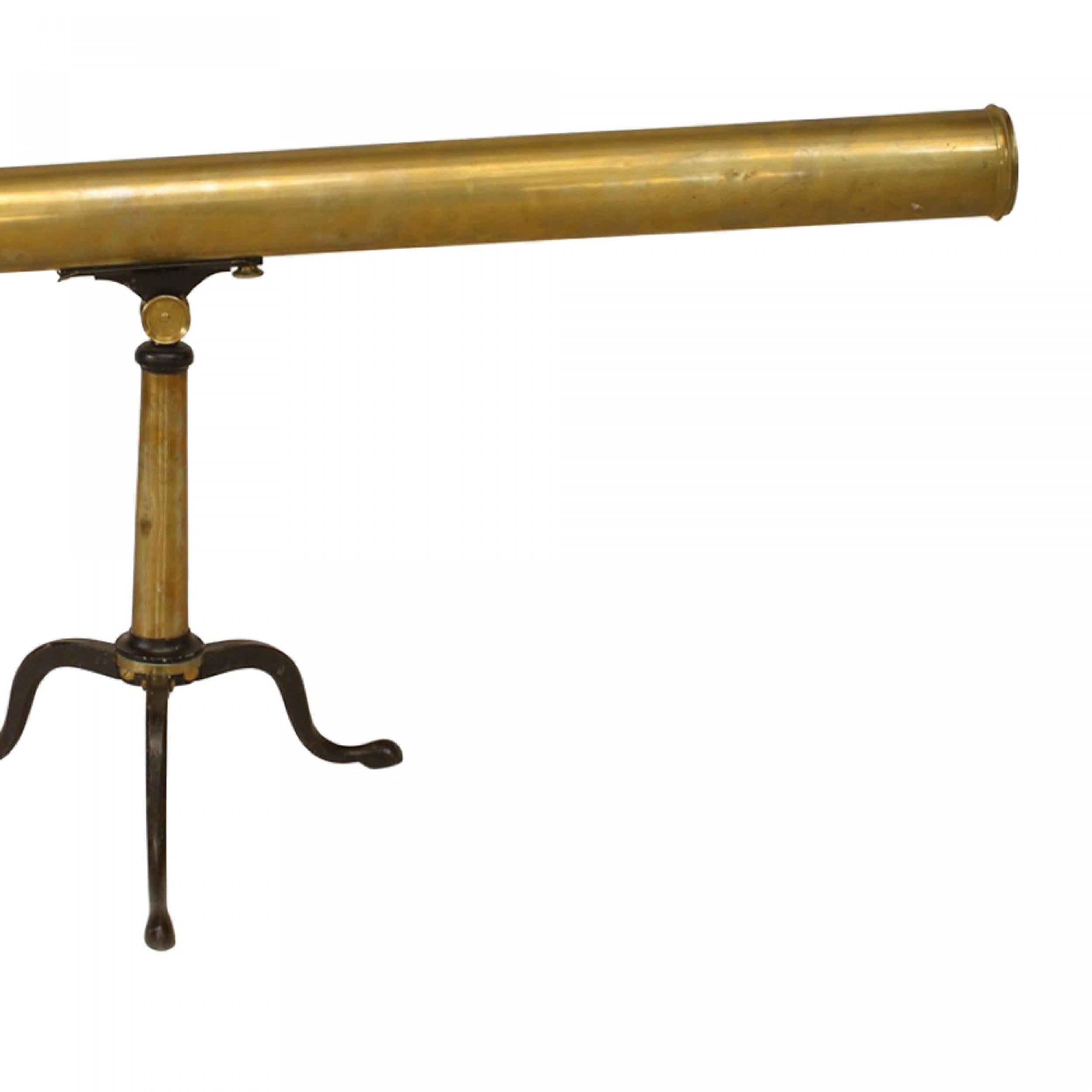 Telescope anglais victorien en laiton Bon état - En vente à Queens, NY
