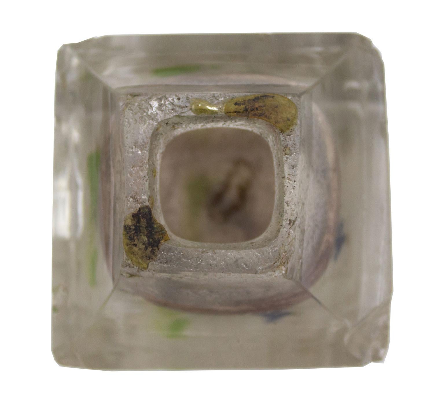 English Victorian Bronze Double Inkwell im Angebot 4