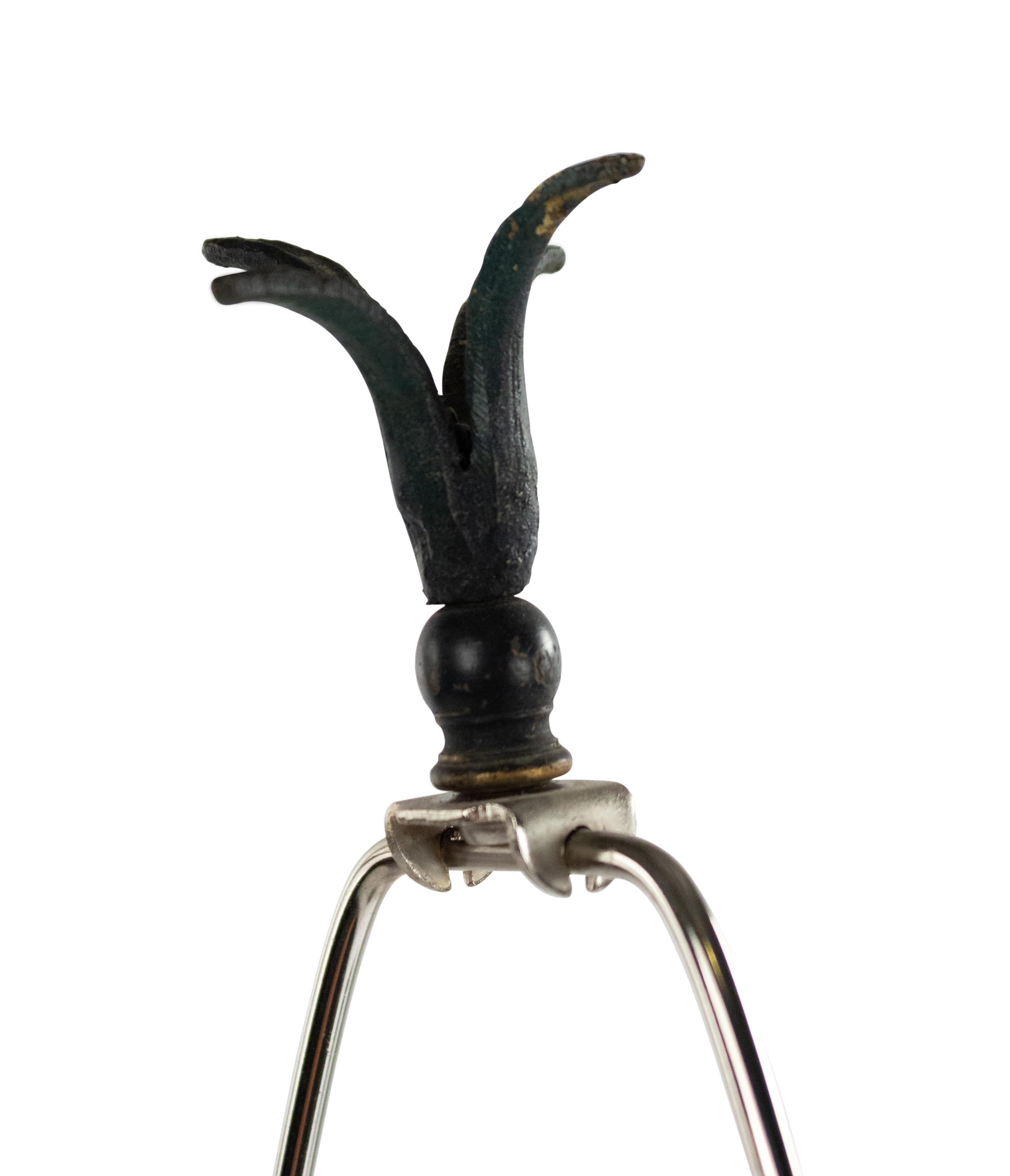 19th Century English Victorian Bronze Monkey Table Lamp For Sale