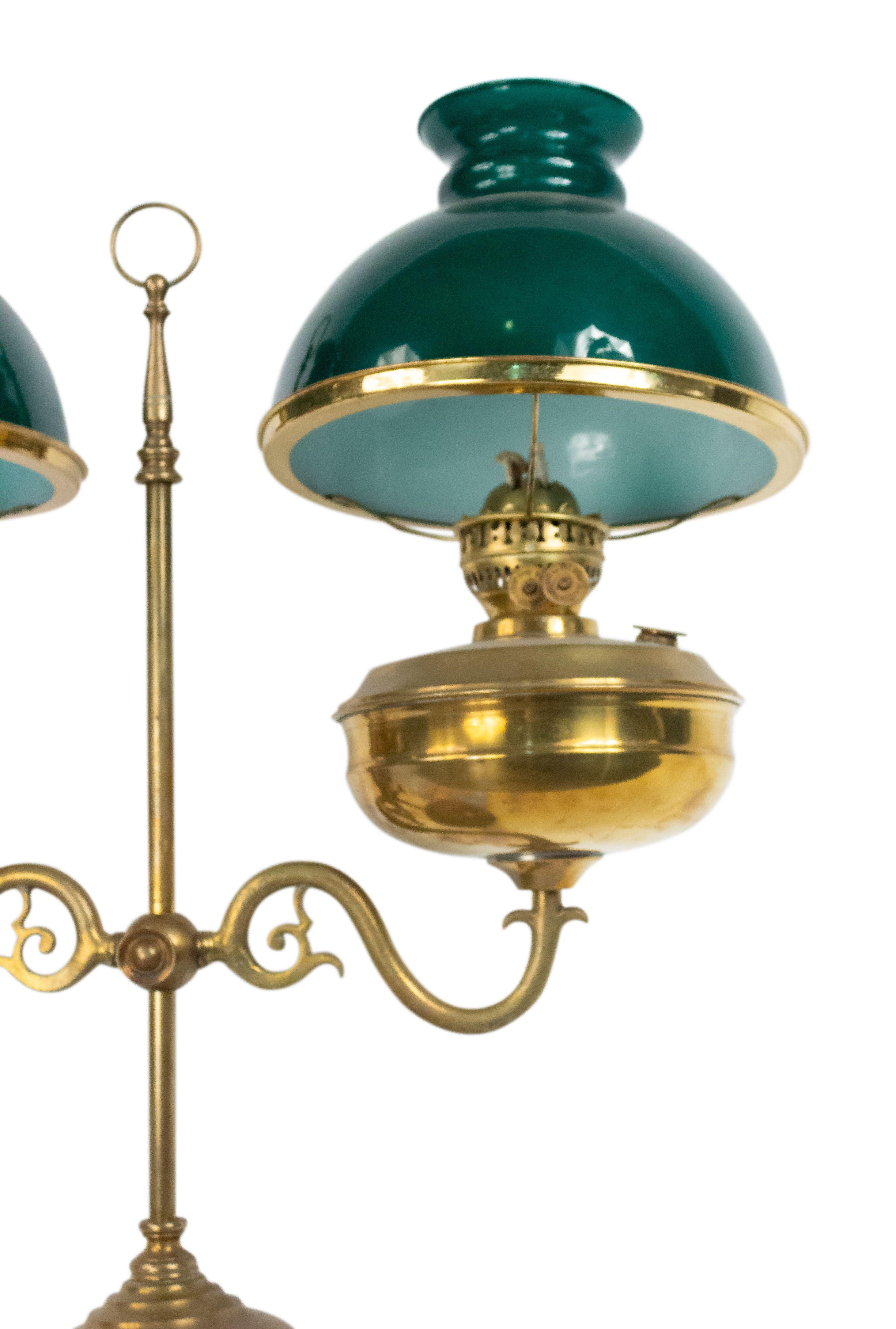 Englische Studentlampe aus Bronze im viktorianischen Stil (19. Jahrhundert) im Angebot