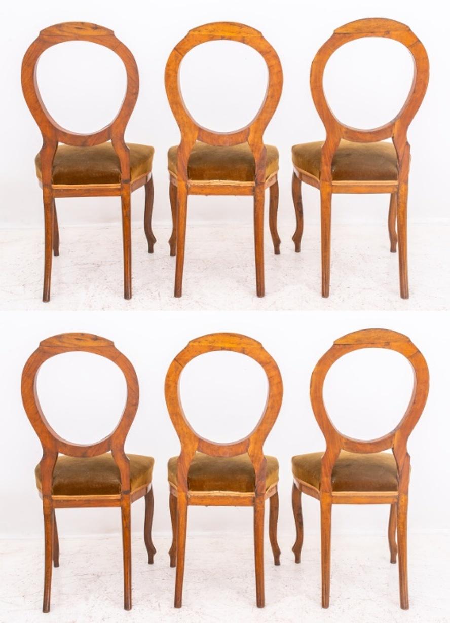English Victorian Cherrywood Chair 19th Century, Set of 6 In Good Condition In New York, NY