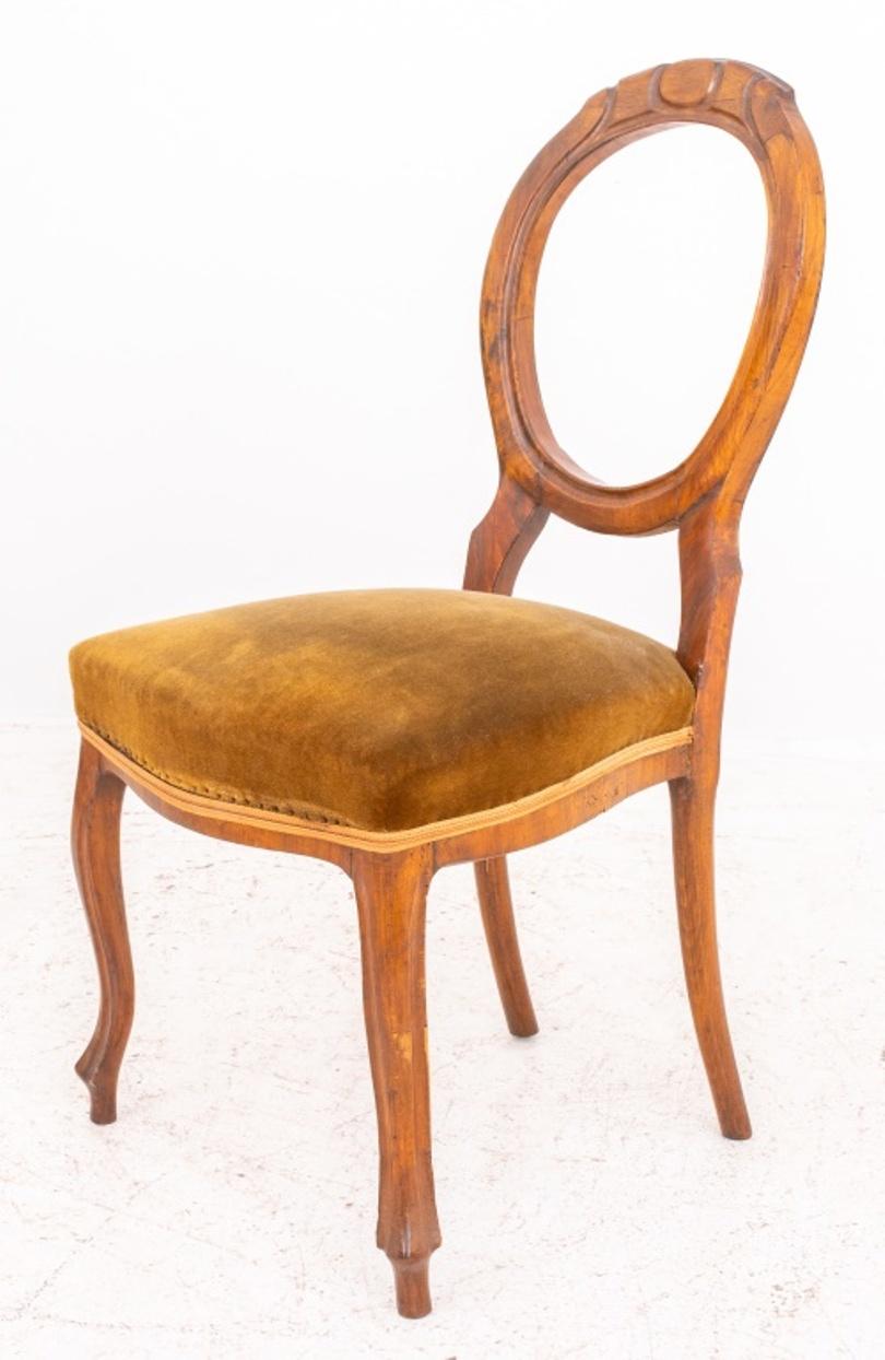 English Victorian Cherrywood Chair 19th Century, Set of 6 2