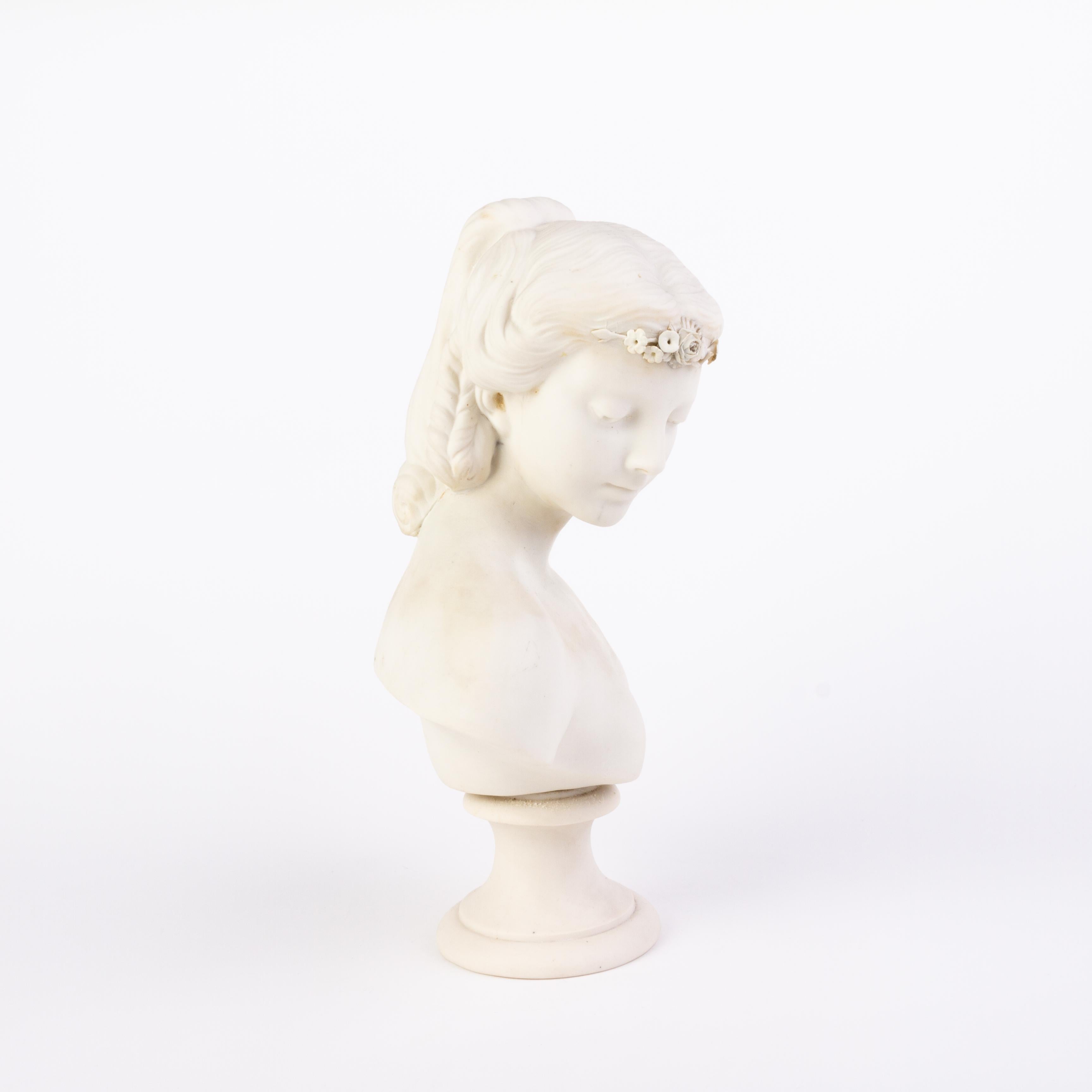 English Victorian Copeland Parian Ware Bust of Clythie 19th Century
Good condition
From a private collection.
Free international shipping.