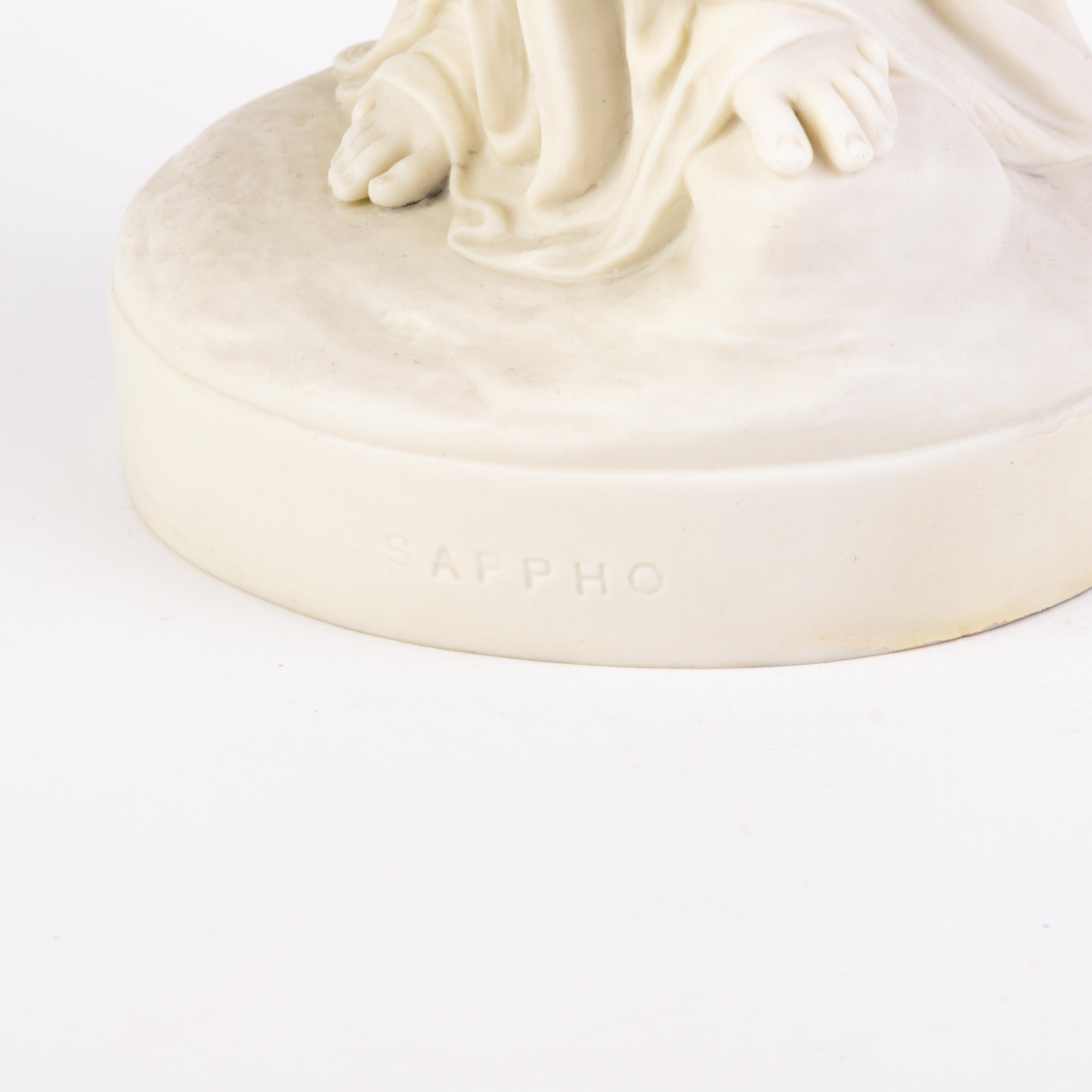 English Victorian Copeland Parian Ware Statue of Sappho the Poet 19th Century
Good condition
From a private collection.
Free international shipping.