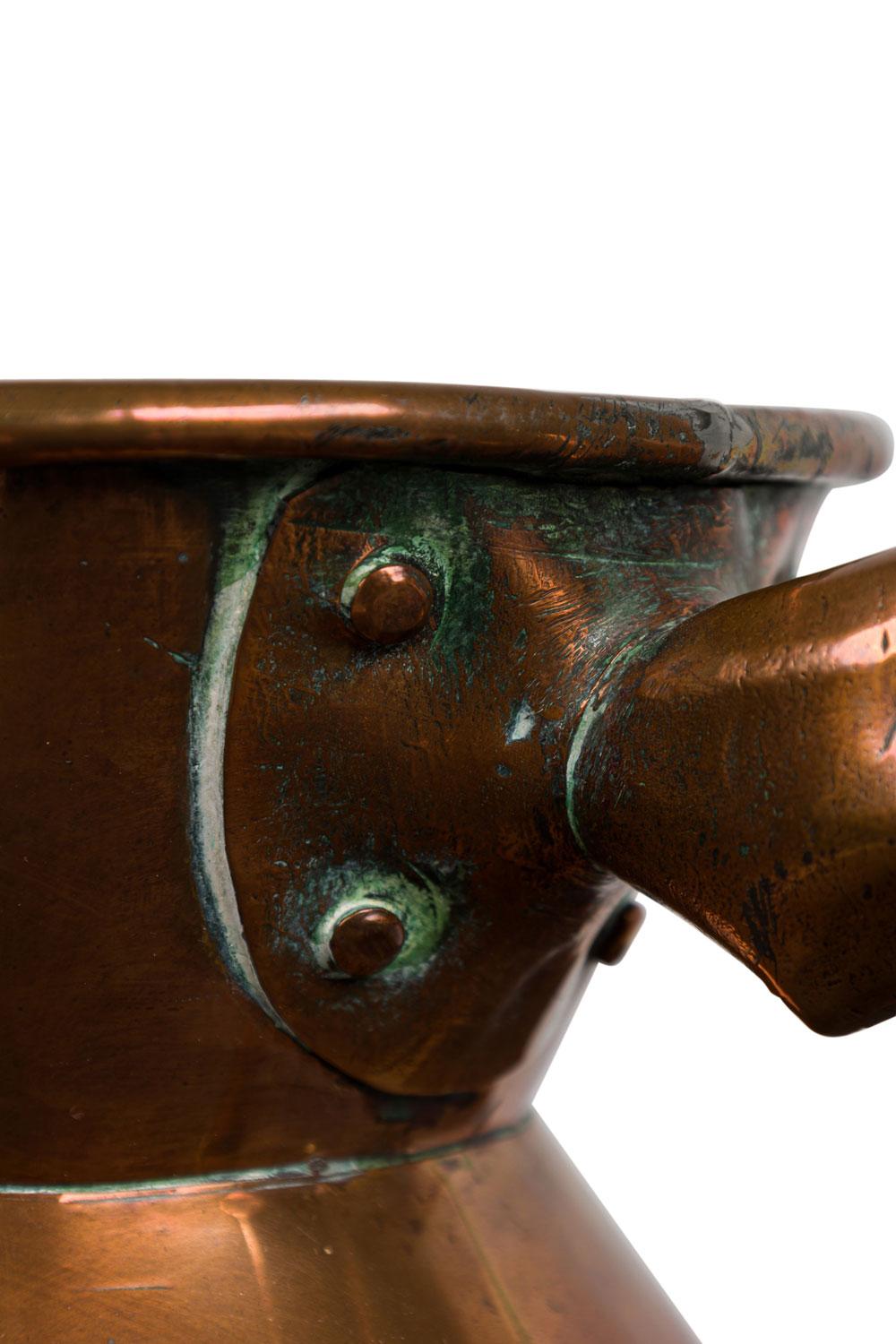 Carafe à eau / aiguière de quatre gallons en cuivre de l'époque victorienne anglaise en vente 1