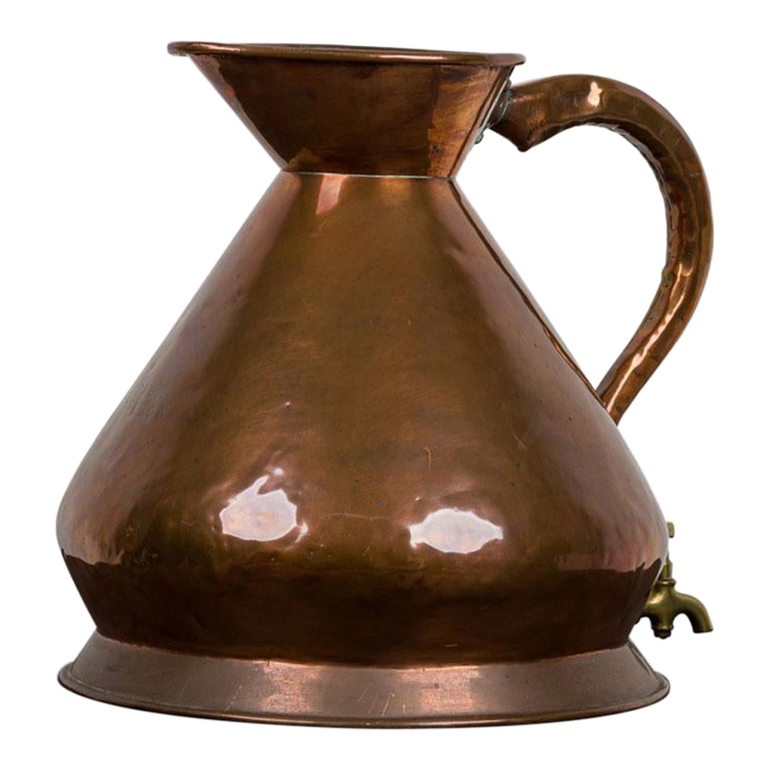 English Victorian Copper Four Gallon Water Decanter / Ewer